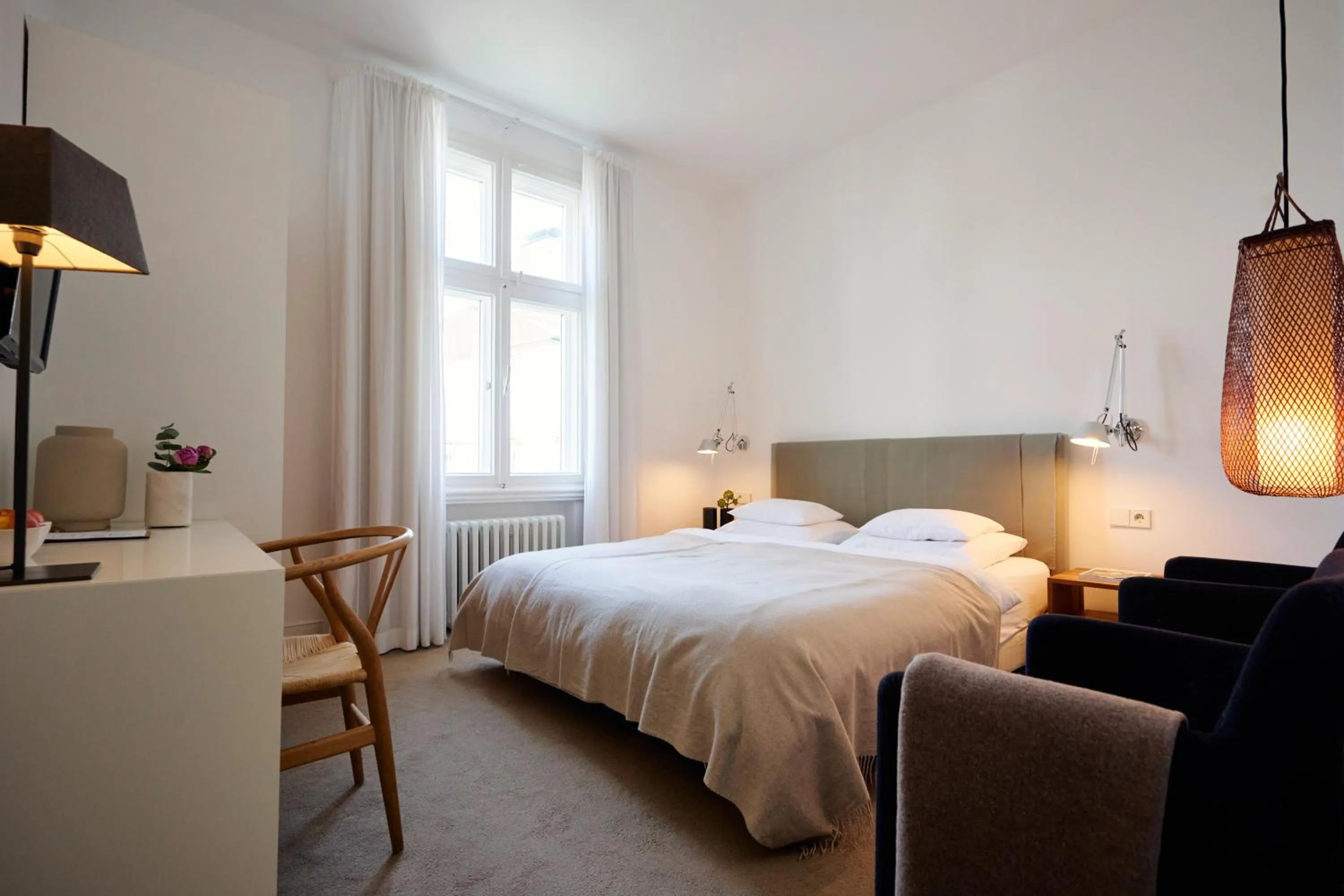 Photo of the whole room, Bed in Hotel Haus Norderney