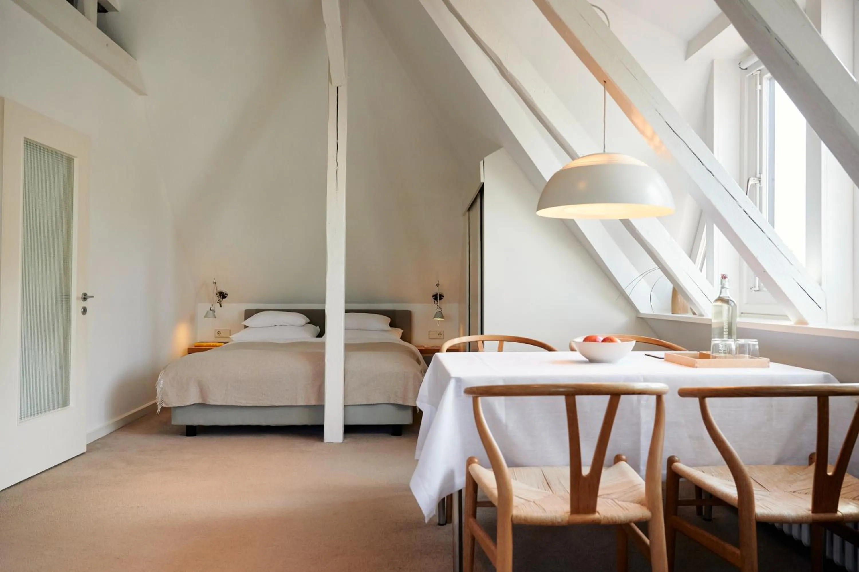 Photo of the whole room, Bed in Hotel Haus Norderney