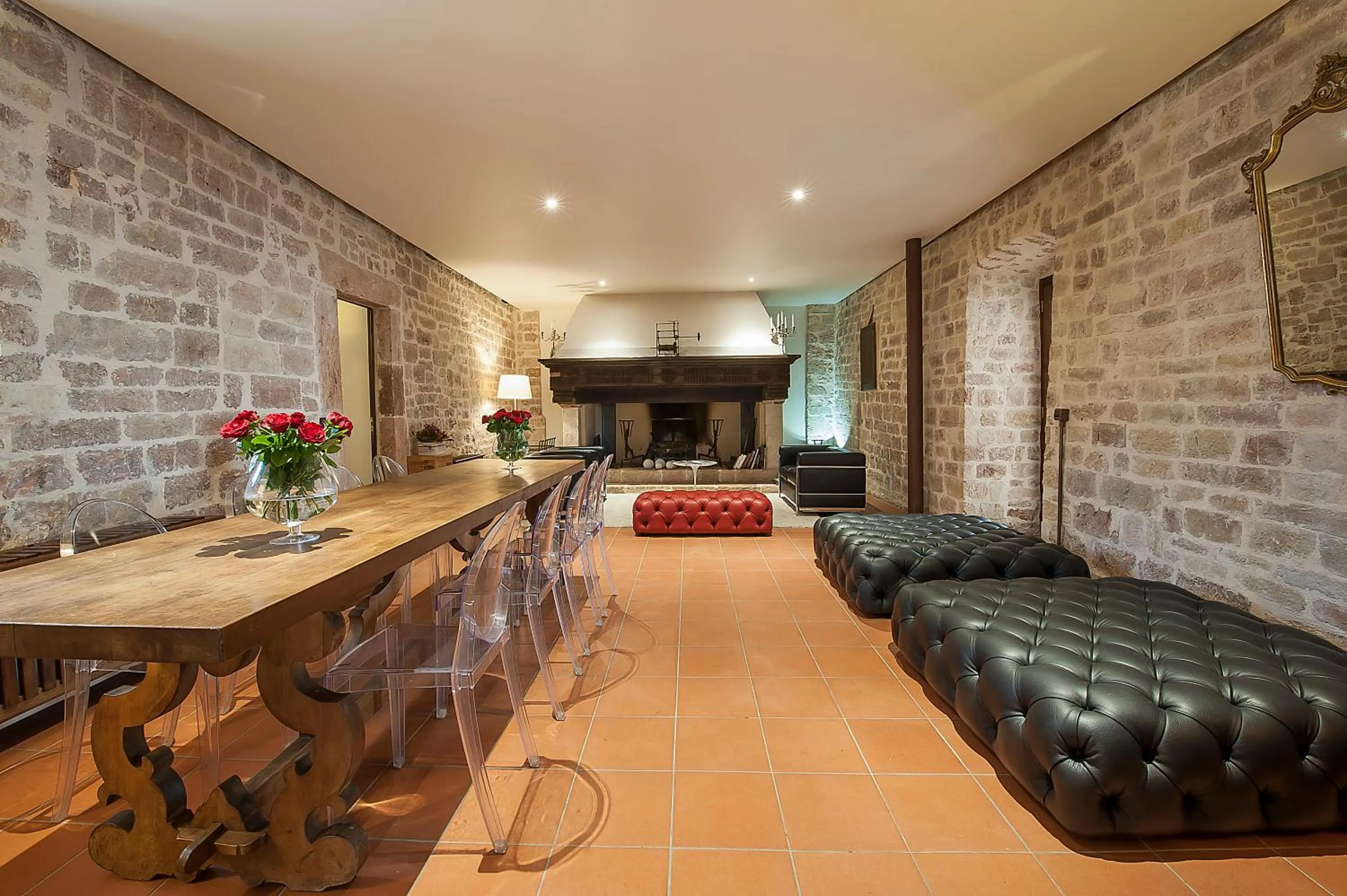 Communal lounge/ TV room in Convento di Acqua Premula