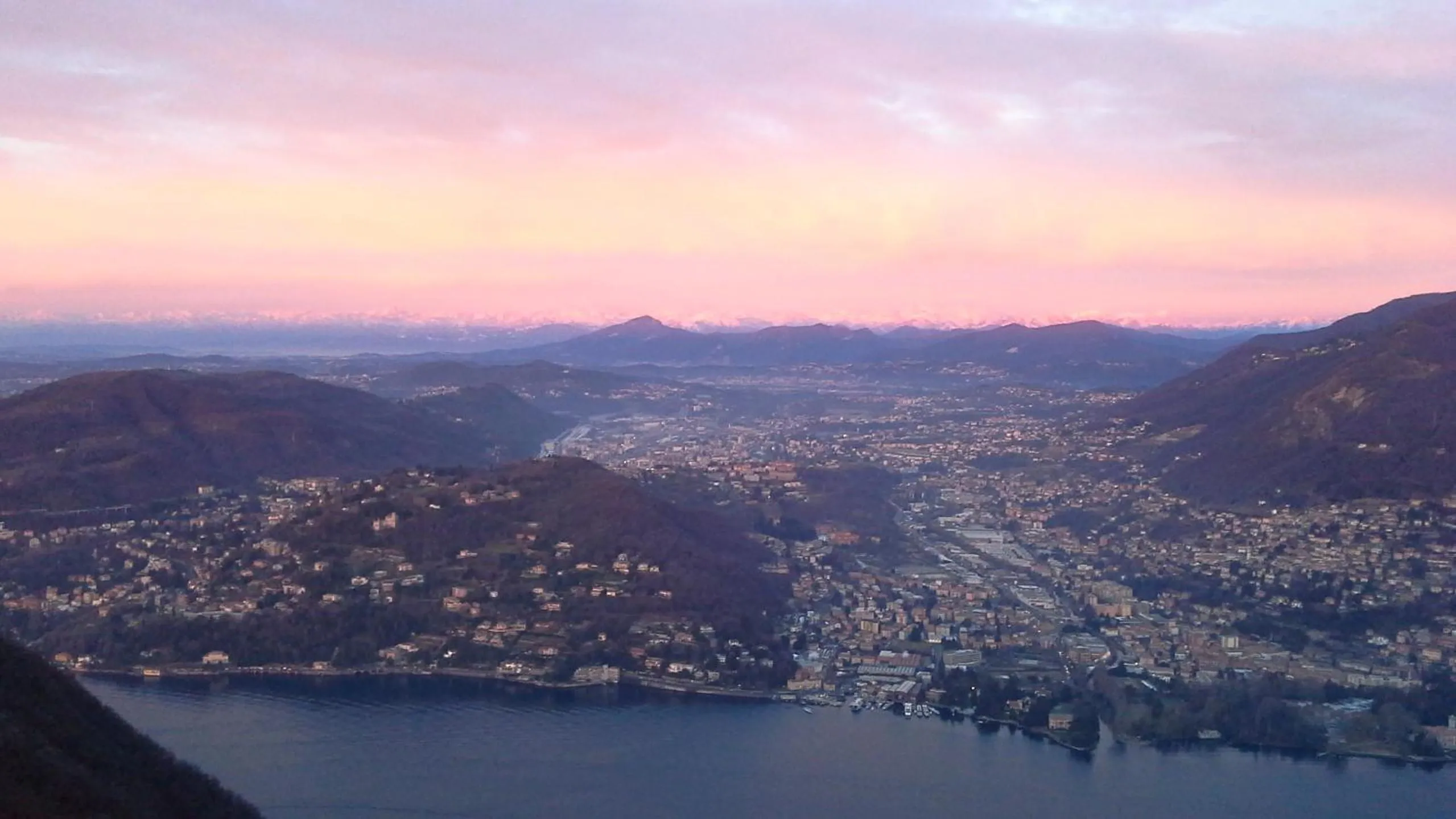 Natural landscape in B&B Il Balcone sul Lago