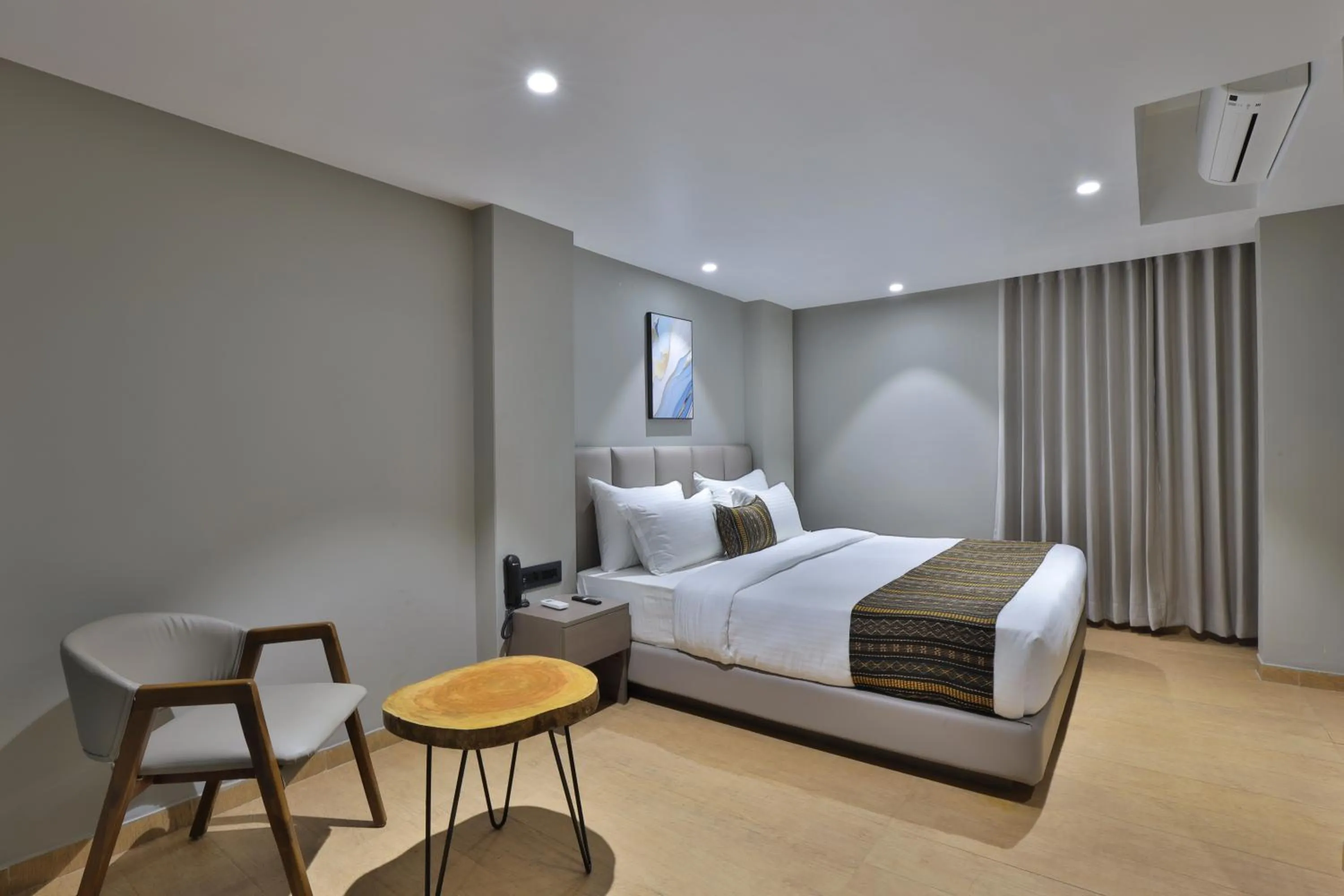 Bed in Hotel Shivashish