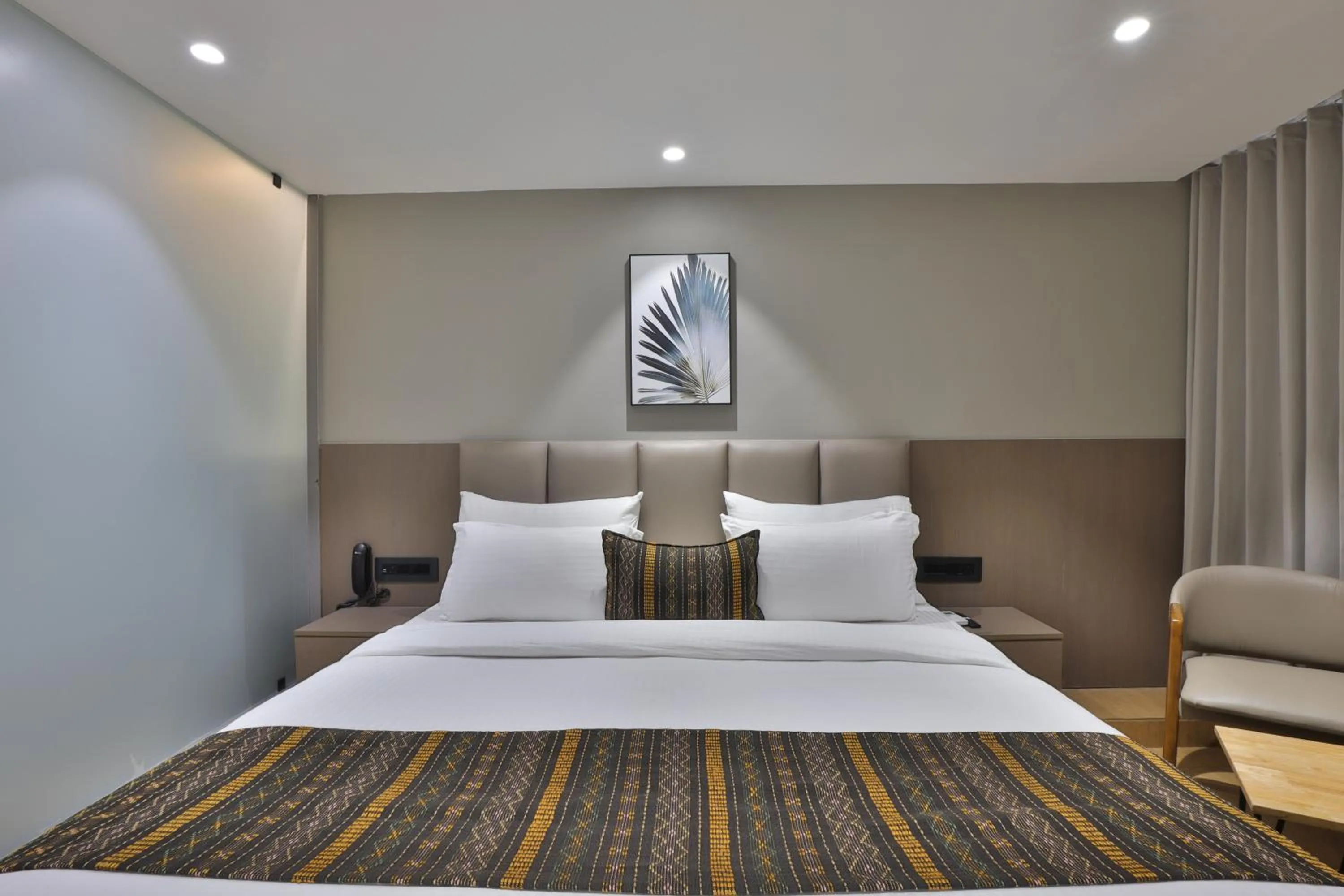 Bed in Hotel Shivashish