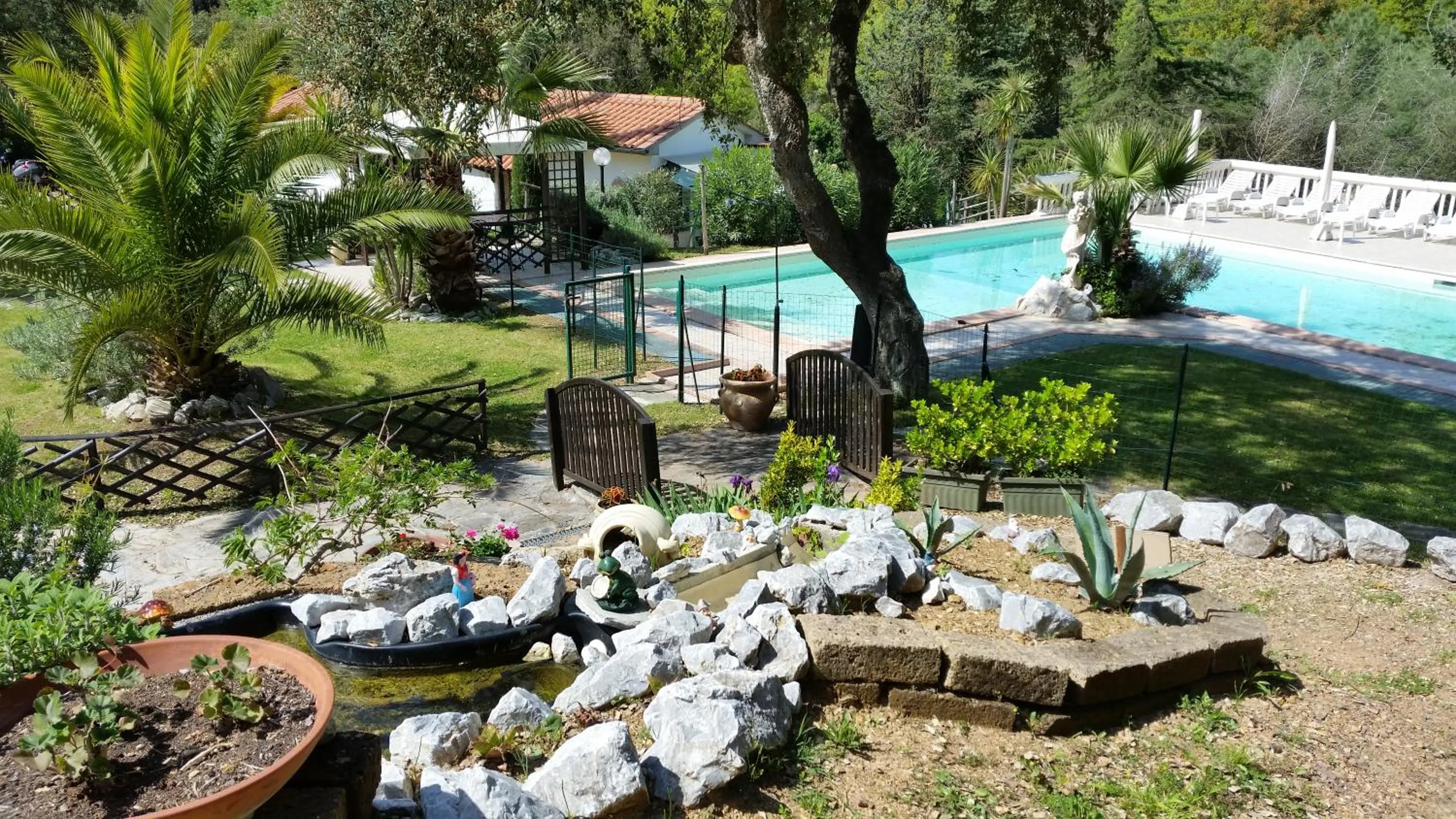 Garden view in Residence Oasis