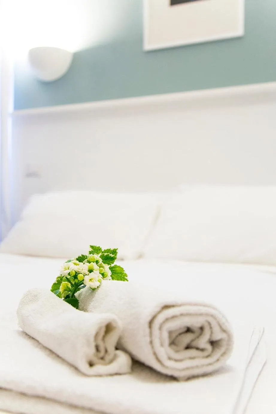 Decorative detail, Bed in B&B Casetta Roma