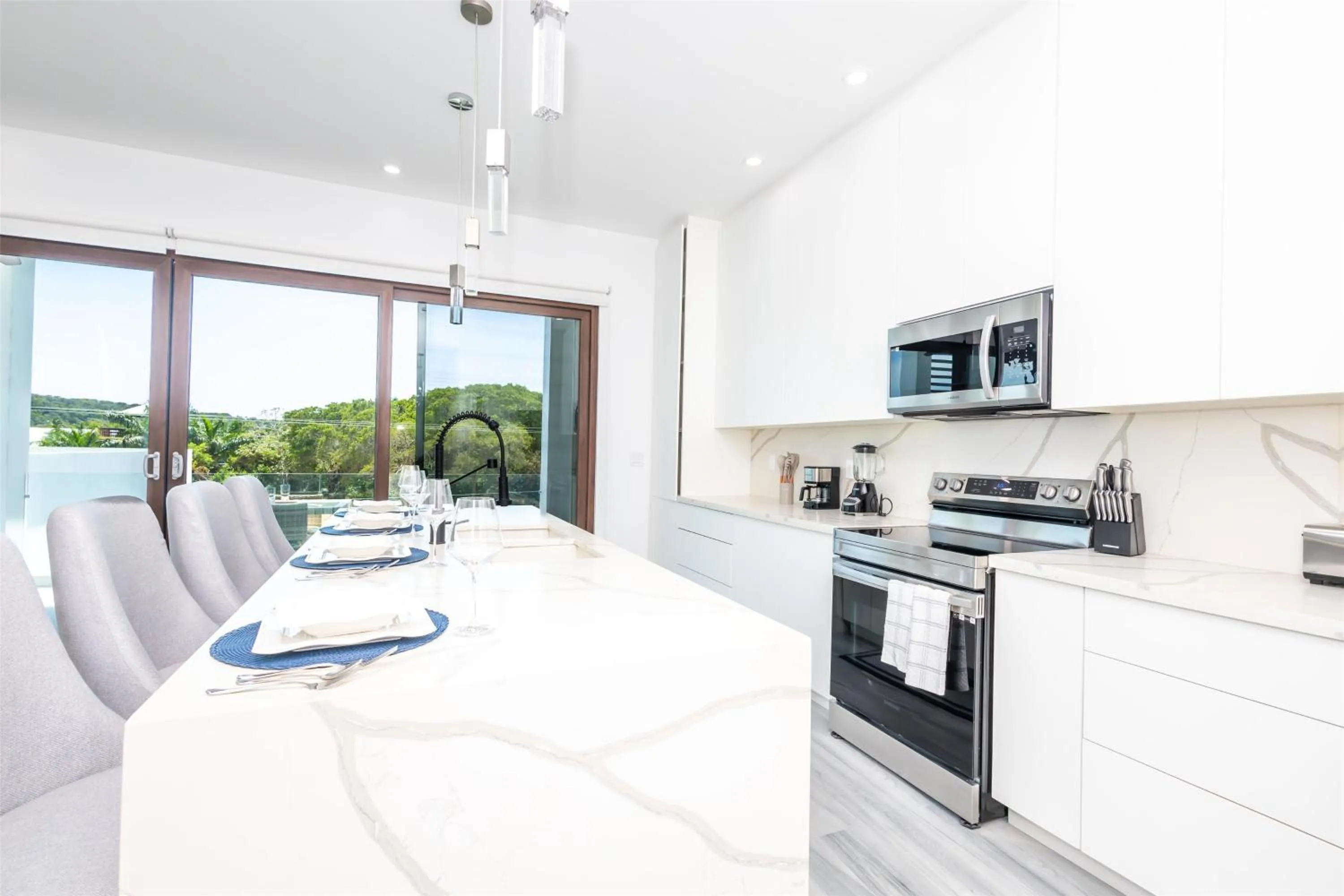 Kitchen or kitchenette in Acqua di Mare Resort