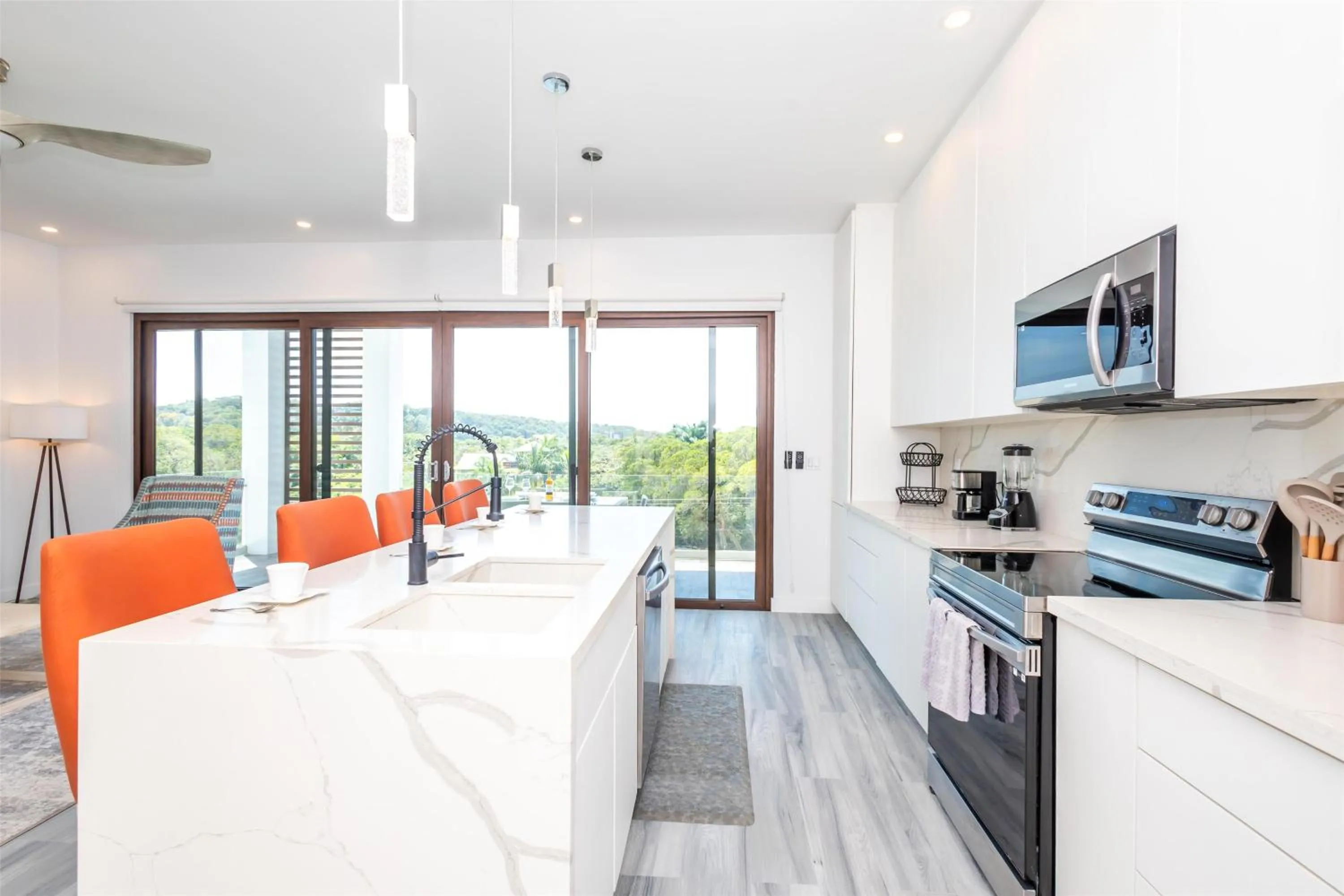 Kitchen or kitchenette in Acqua di Mare Resort