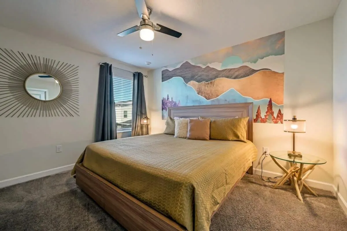 Bed in Family Paradise Space Themed Perfect Location