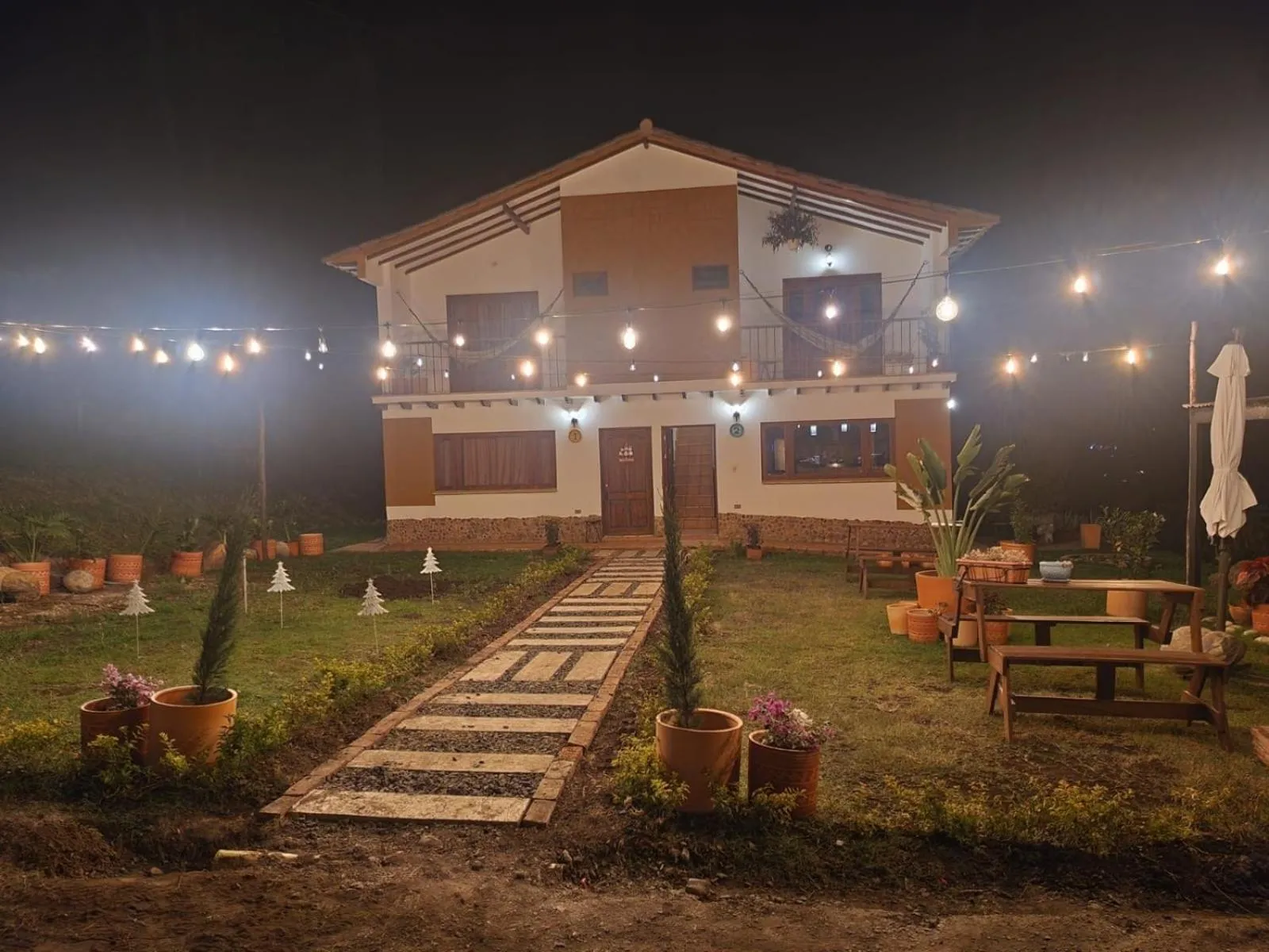 Property building in Hotel Ficus Villa de Leyva