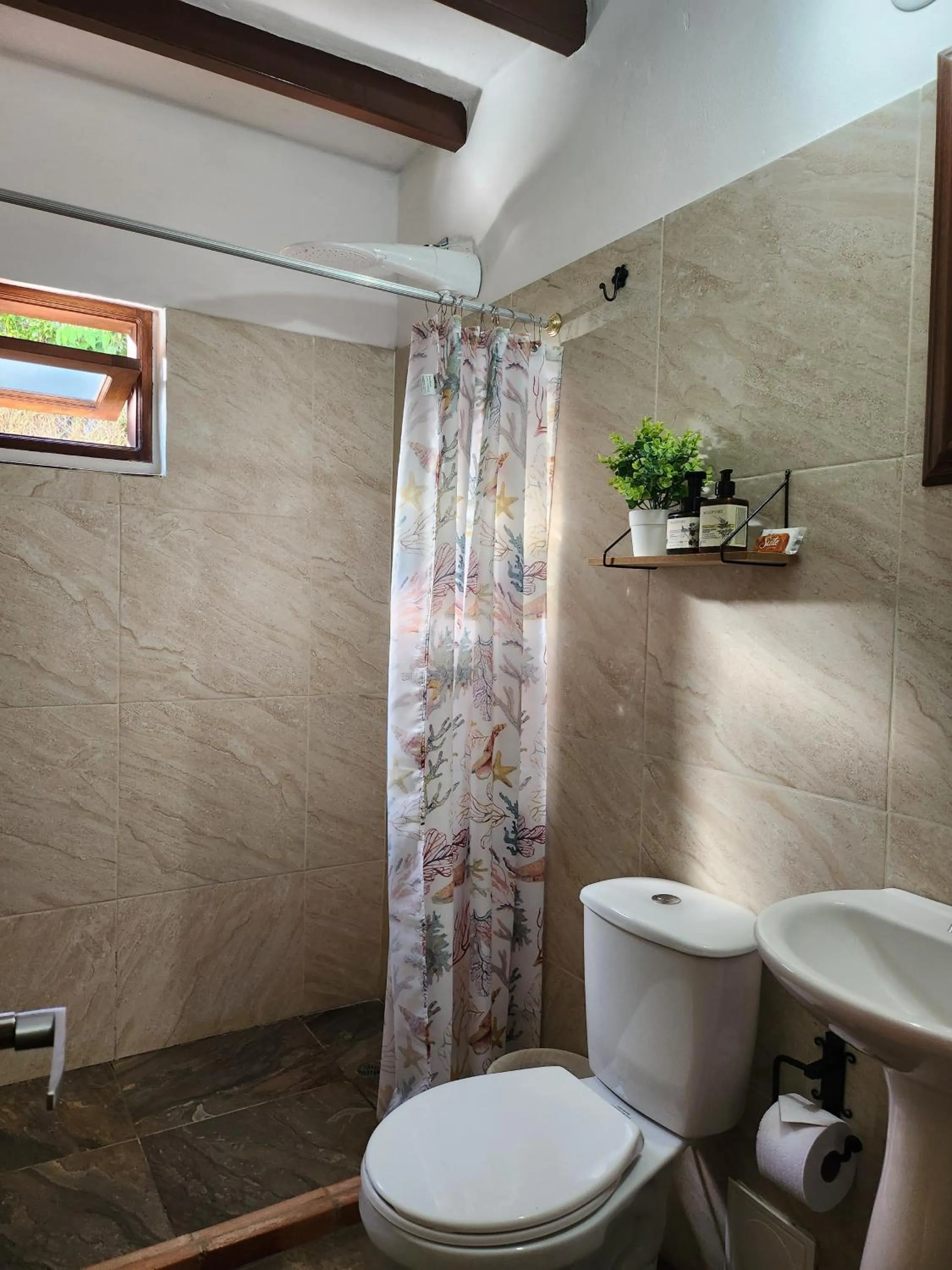 Toilet in Hotel Ficus Villa de Leyva