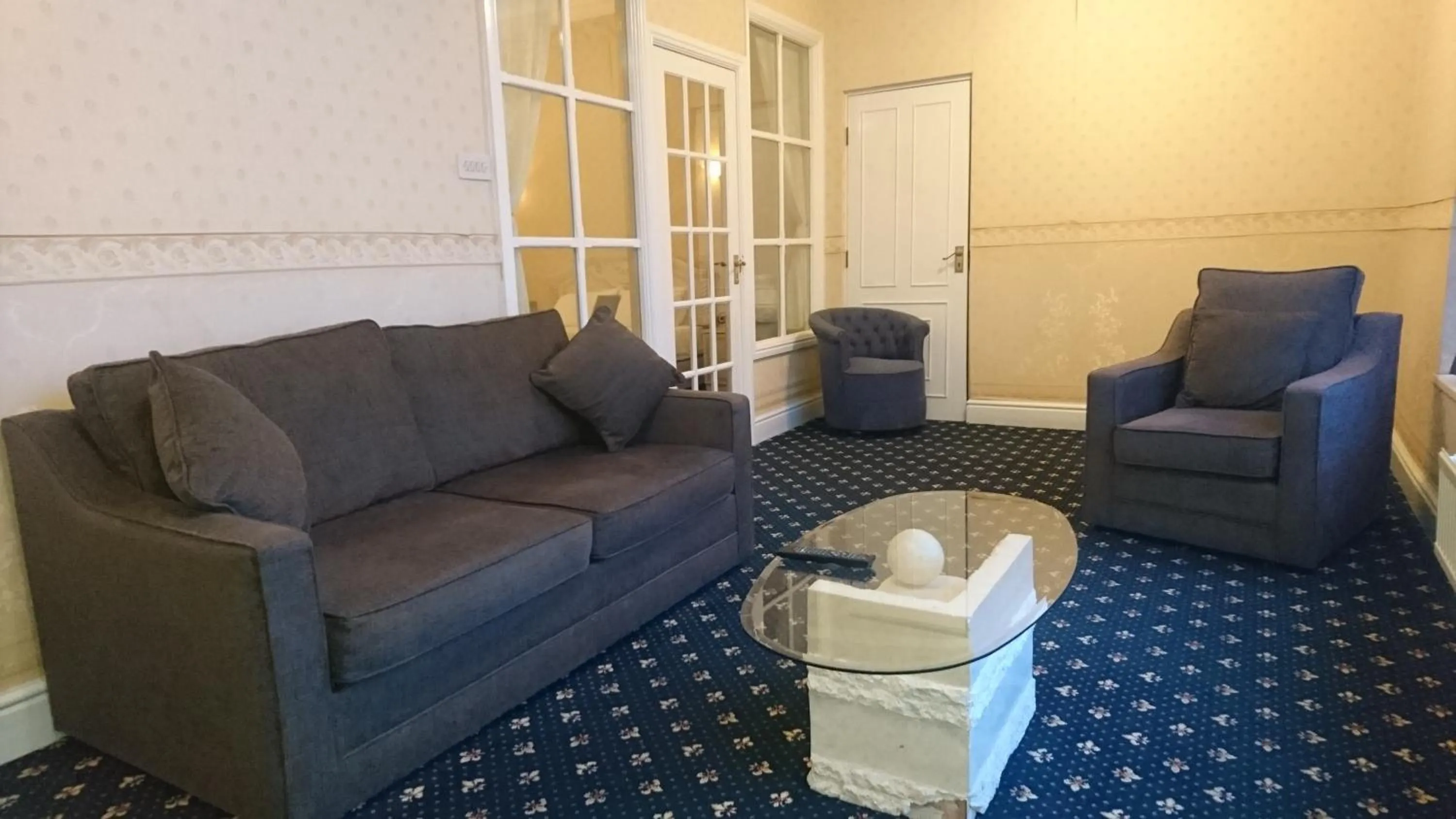 Seating area in The President Hotel