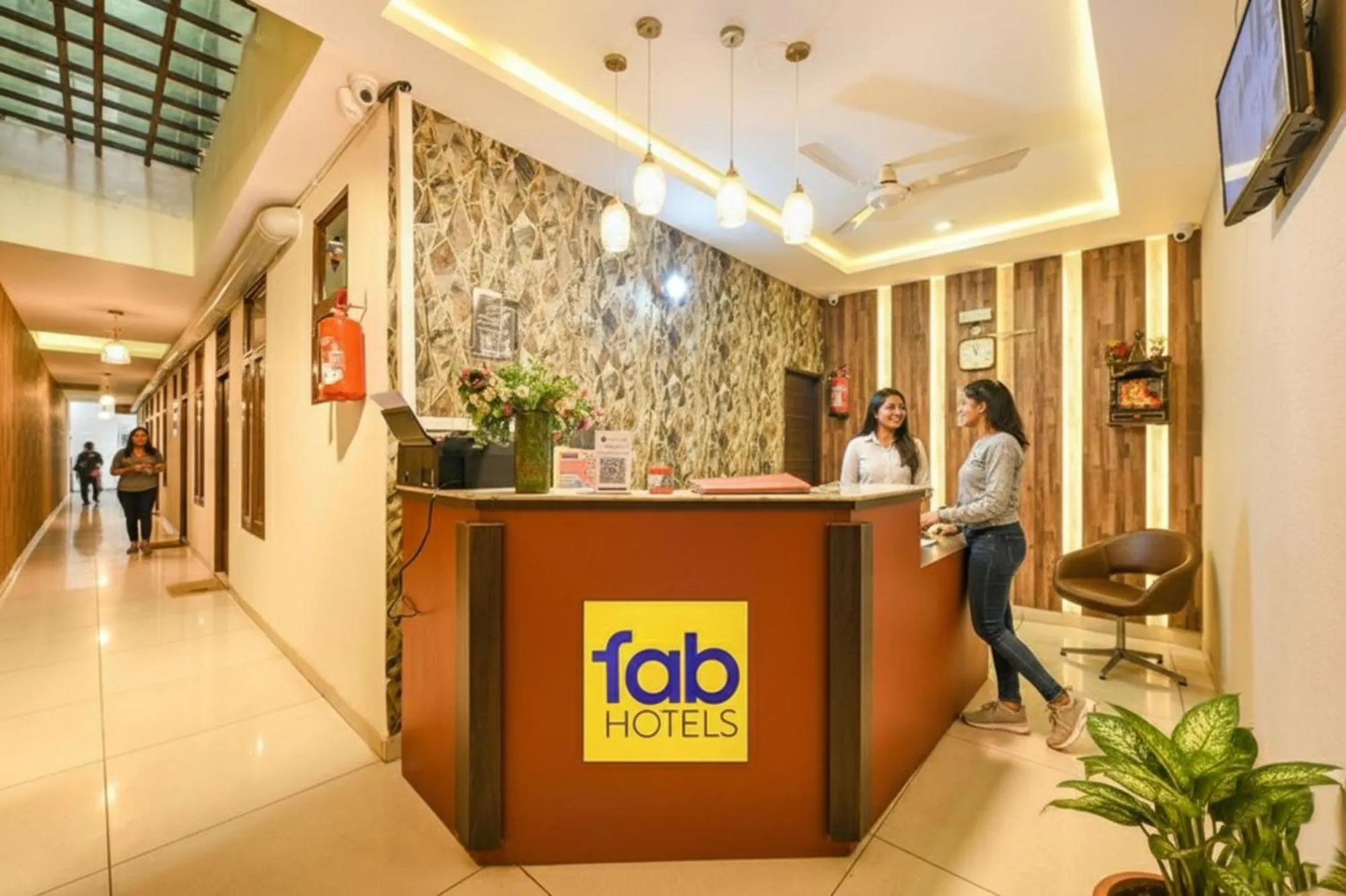 Lobby or reception in FabHotel Green Valley