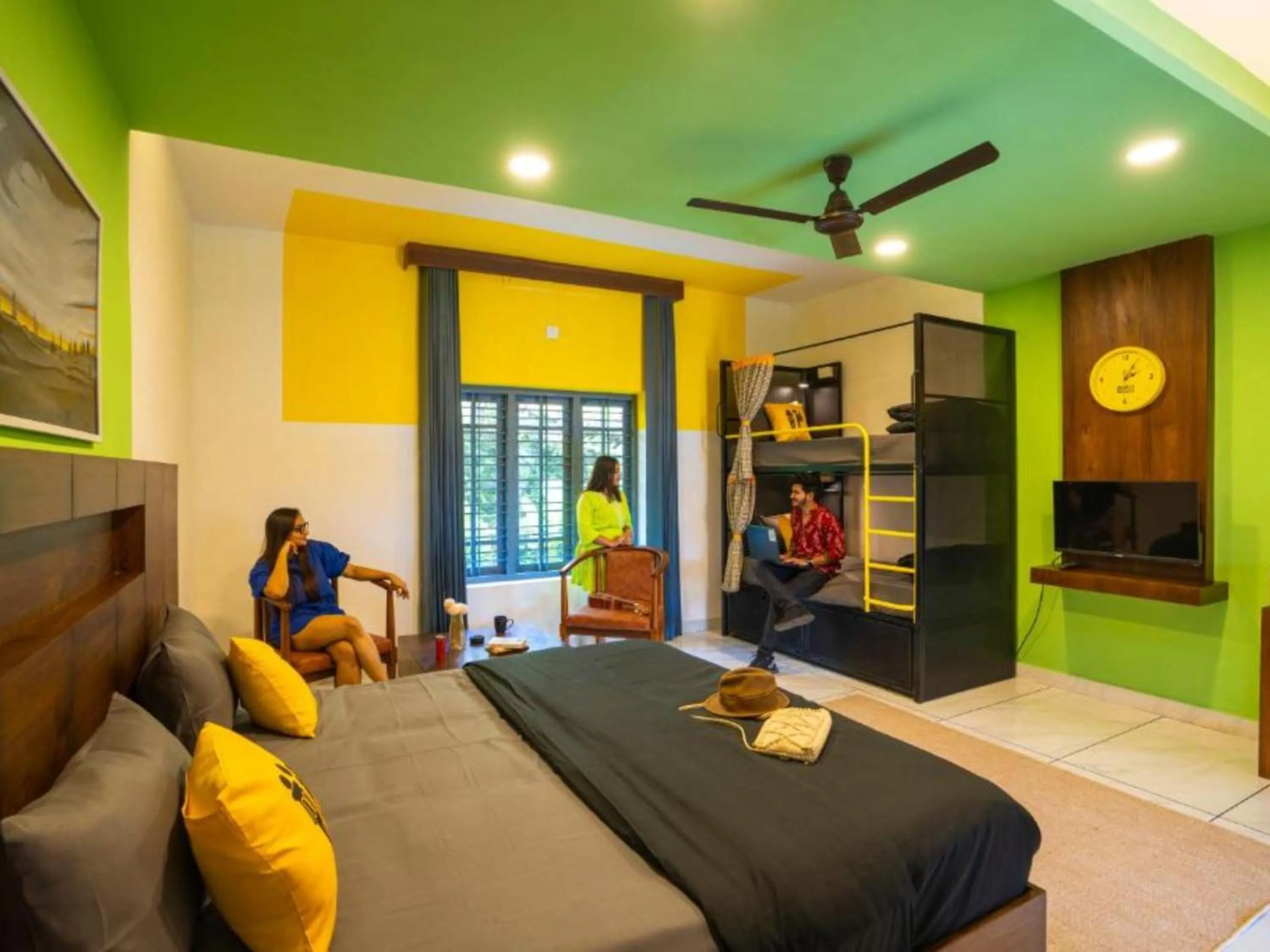 Bed in The Hosteller Wayanad, Vythiri