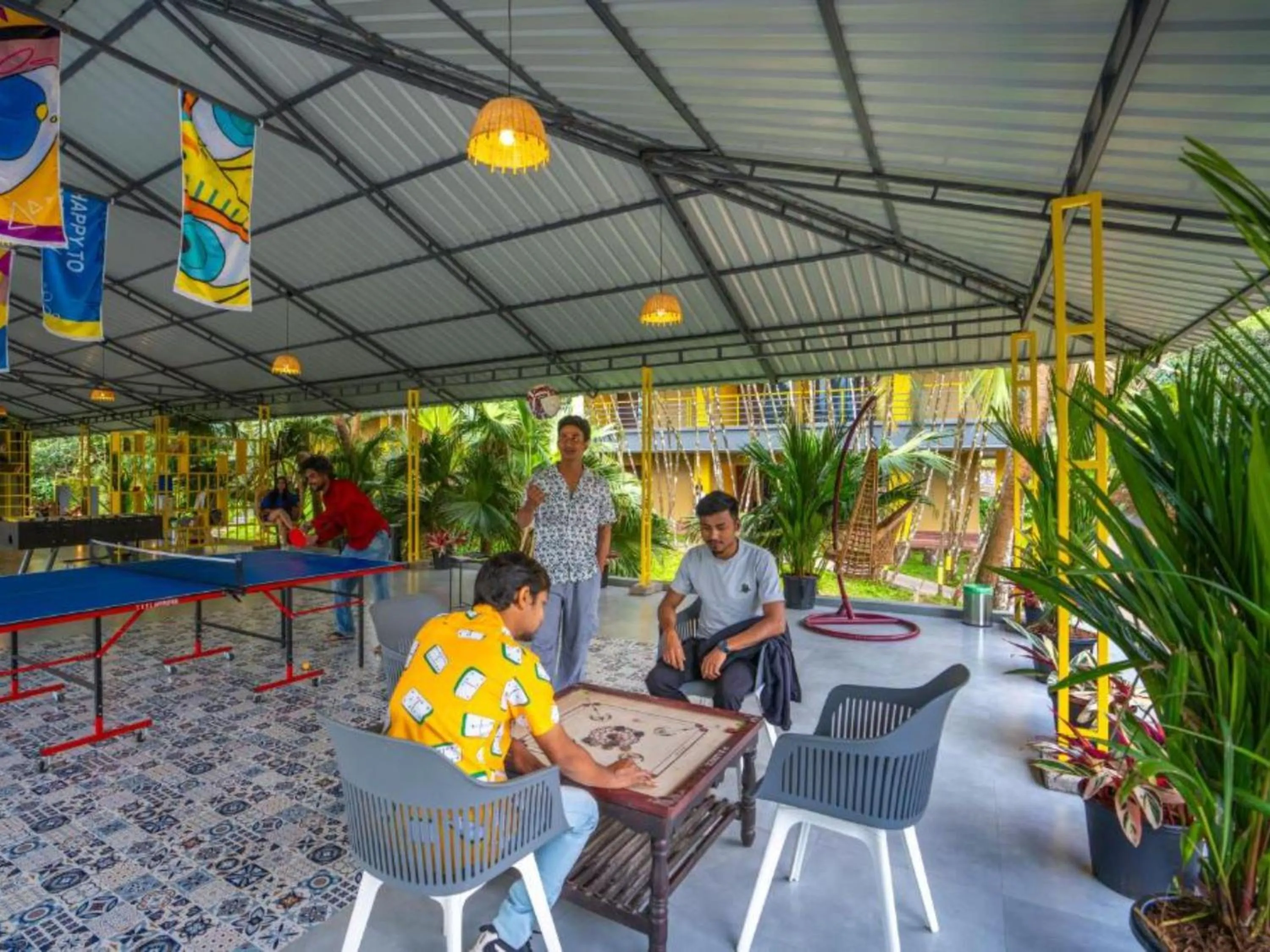 Restaurant/places to eat in The Hosteller Wayanad, Vythiri