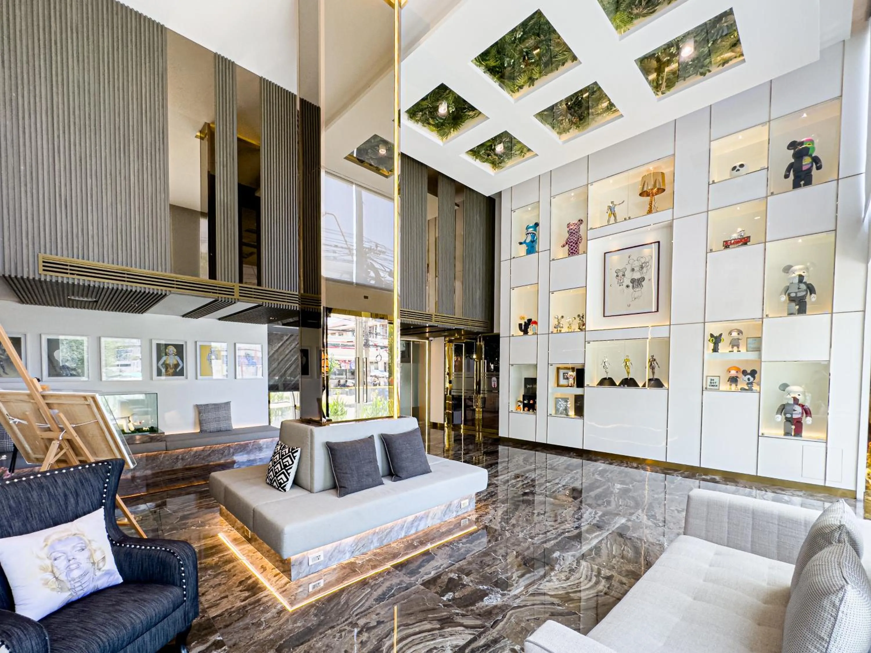 Lobby or reception in Frame Hotel Bangkok