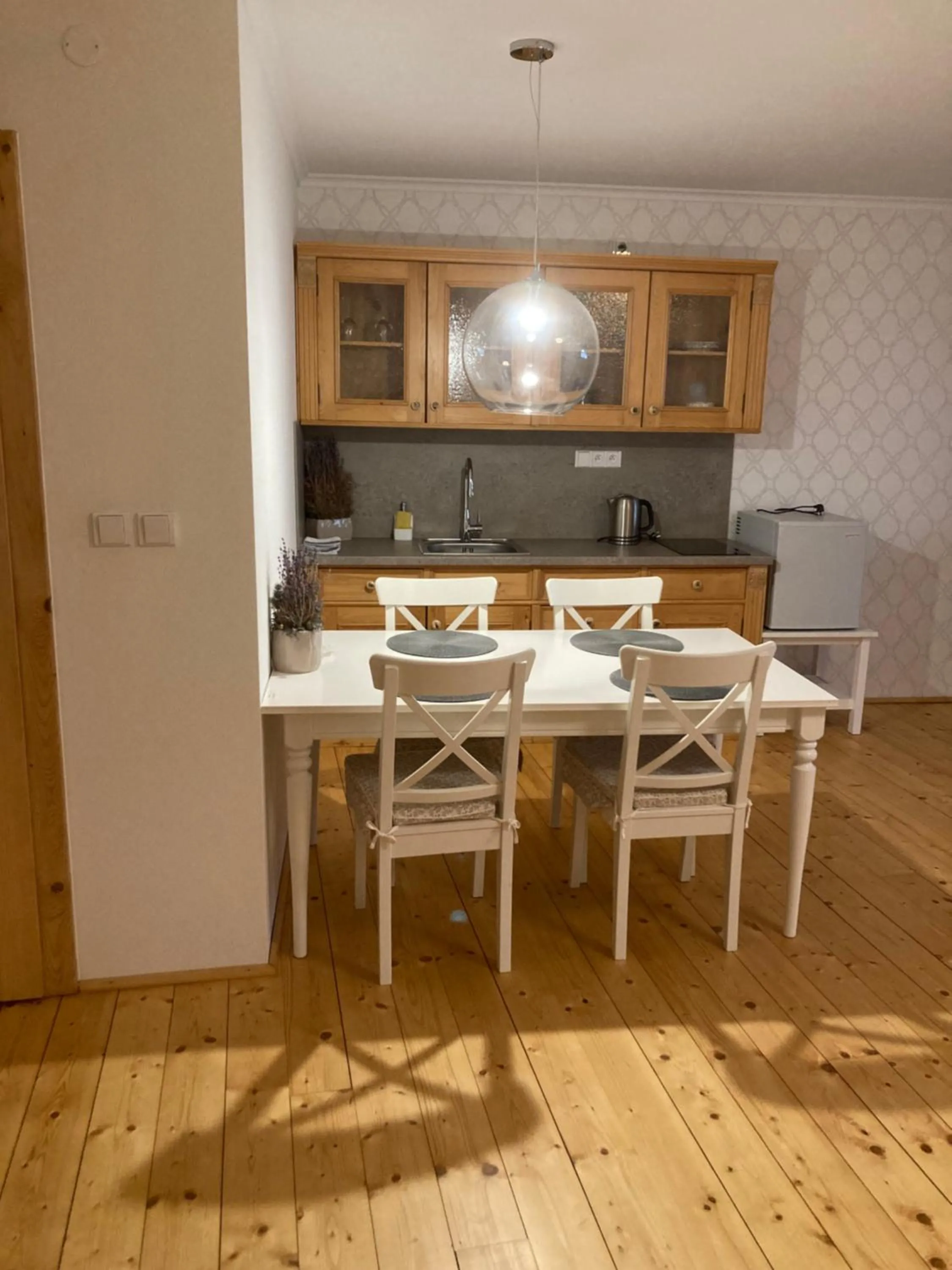 Kitchen or kitchenette in Apartmány Štěpánkova 85