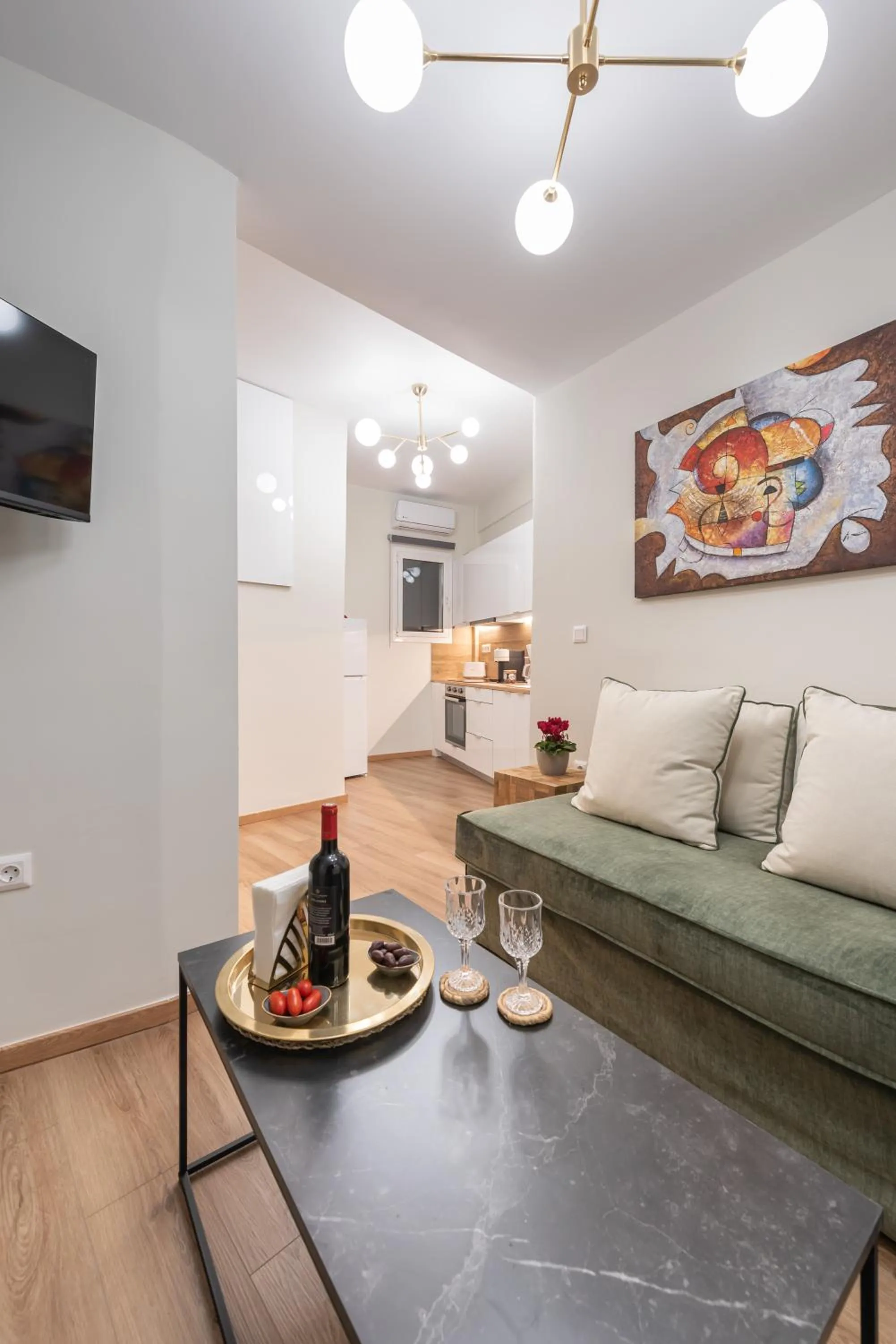 Living room in Acropolis Divine Apartments