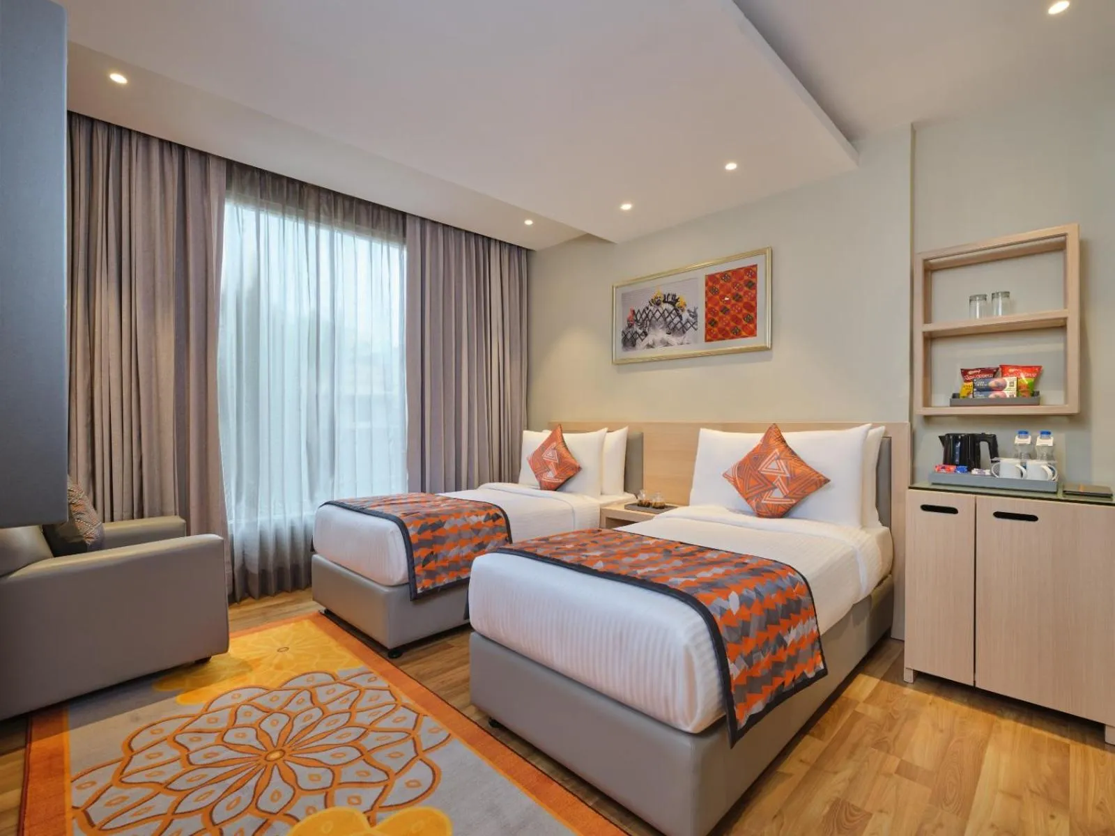 Bed in Fortune Inn Heritage Walk Amritsar - Member ITC Hotels' Group