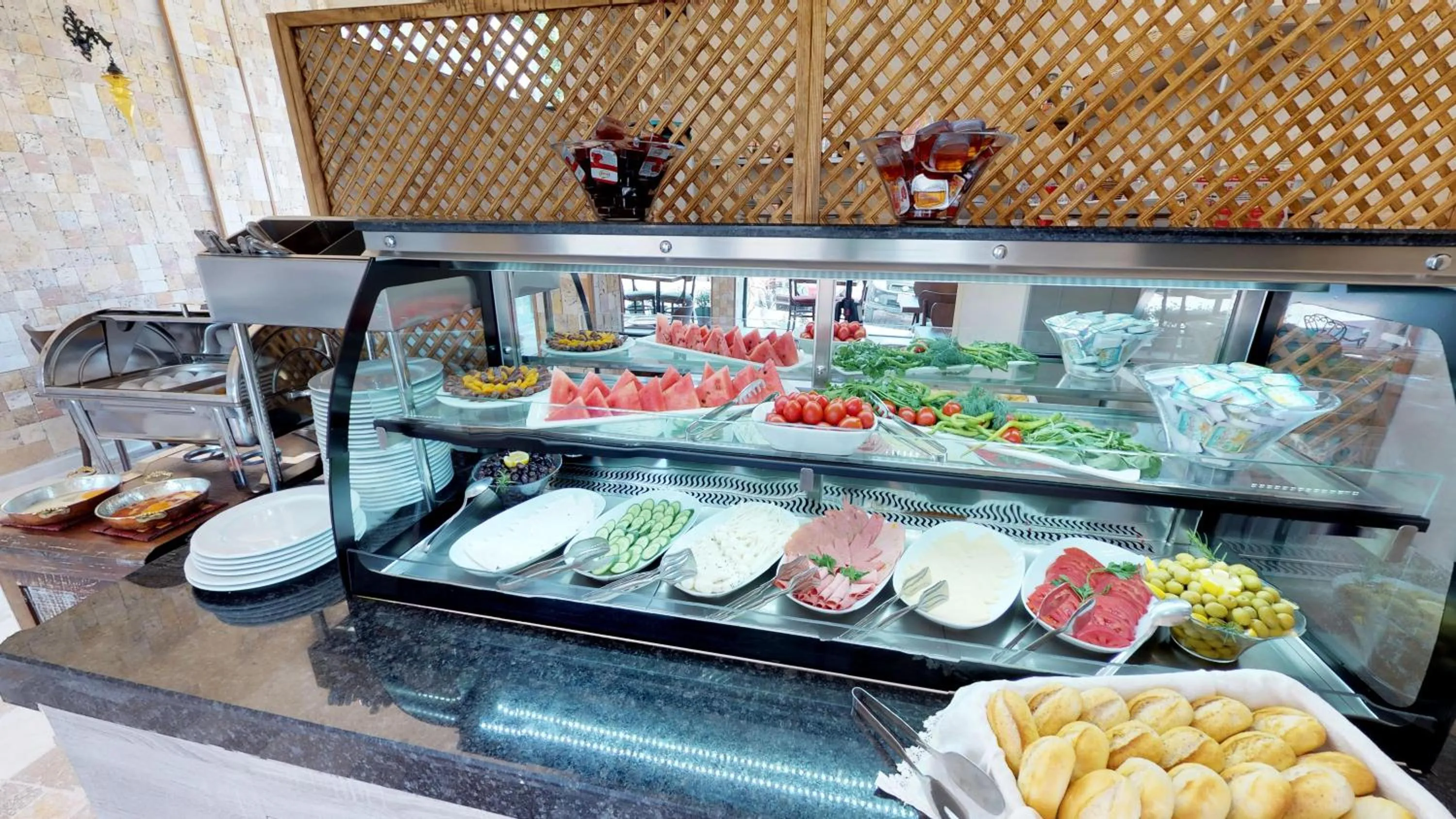 Buffet breakfast in Patron Hotel