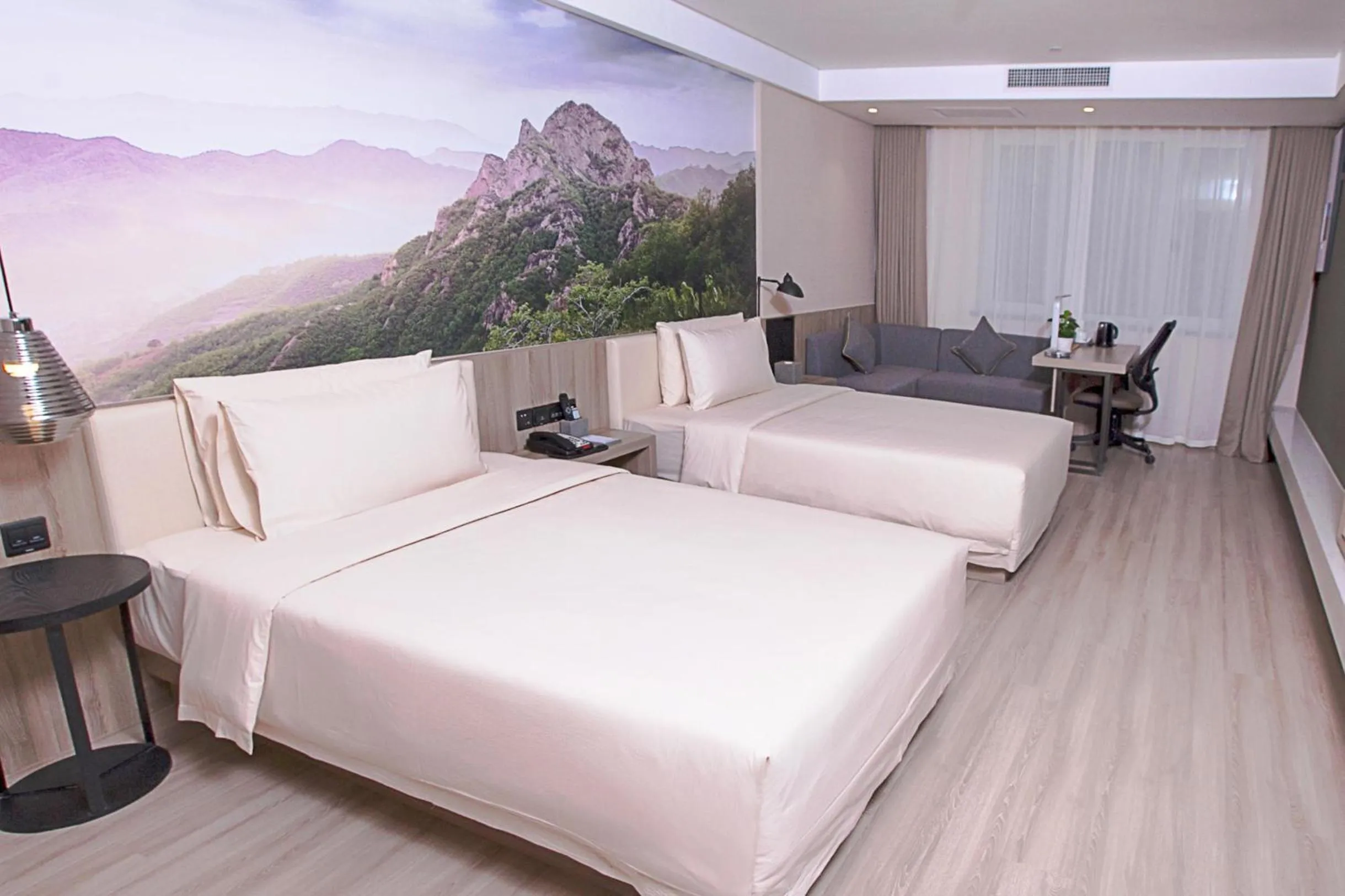 Bed in Atour Hotel Qinhuangdao Railway Station Yingbin Road