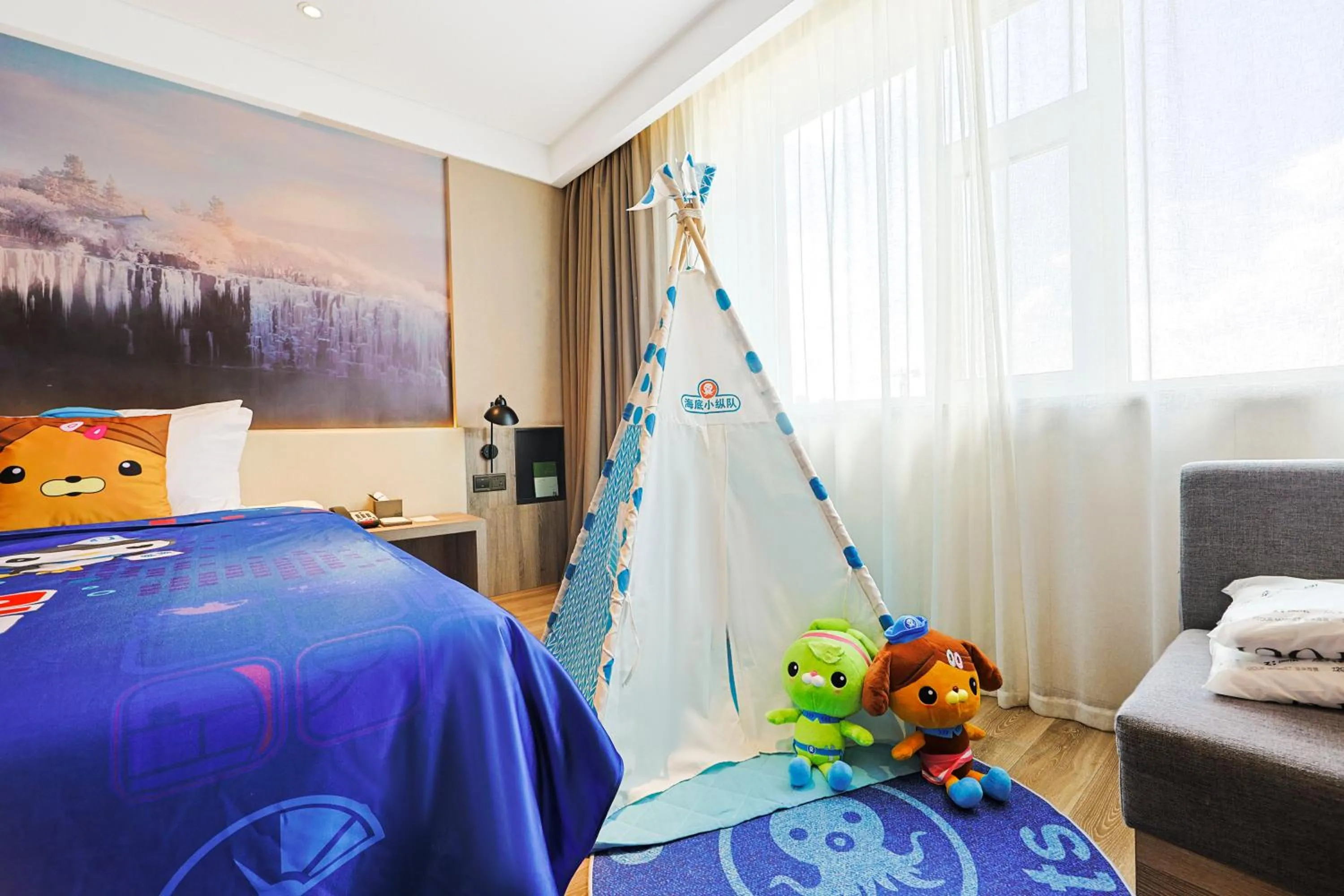 Bedroom, Bed in Atour Hotel Harbin Songbei Ice and Snow World