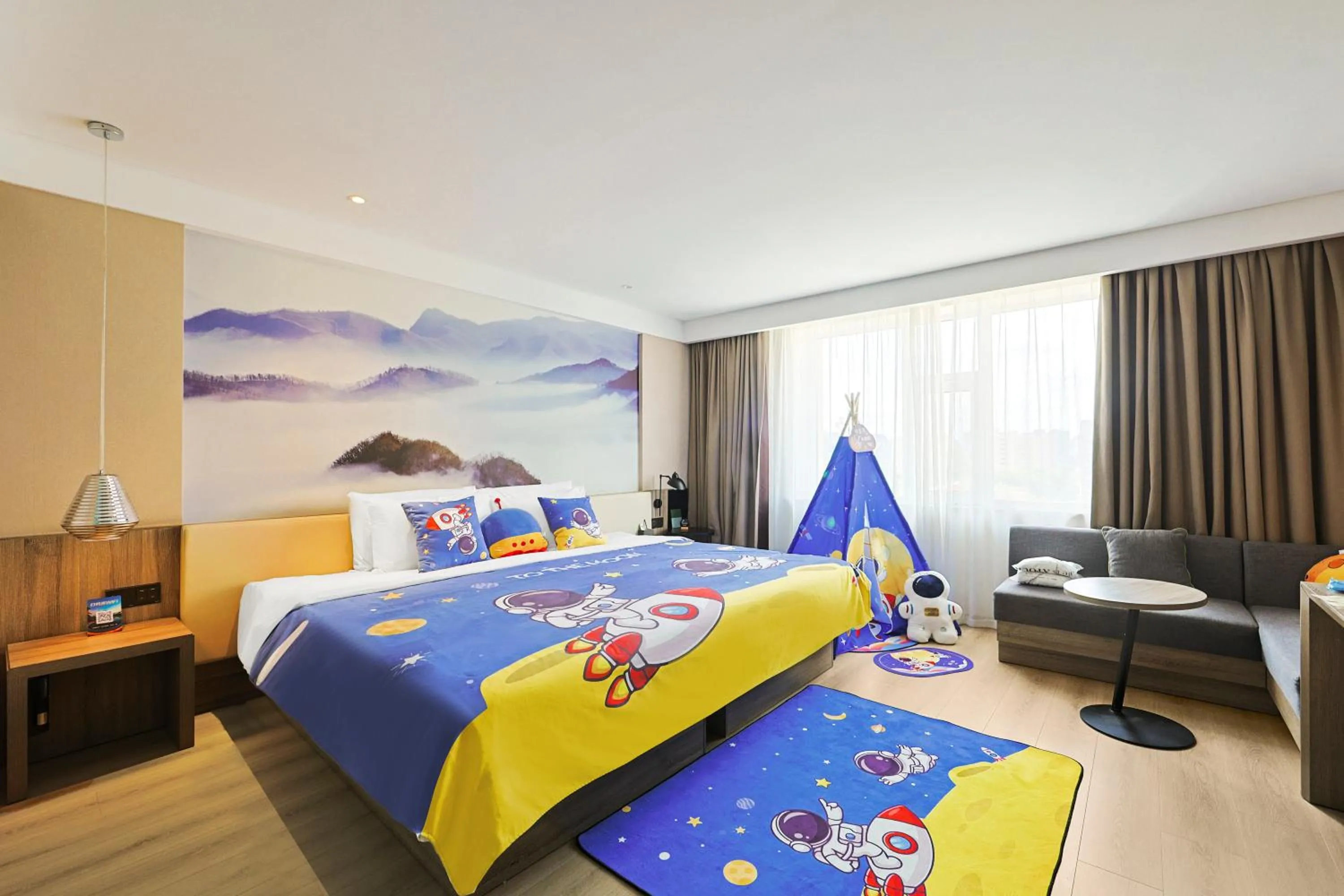 Bedroom, Bed in Atour Hotel Harbin Songbei Ice and Snow World