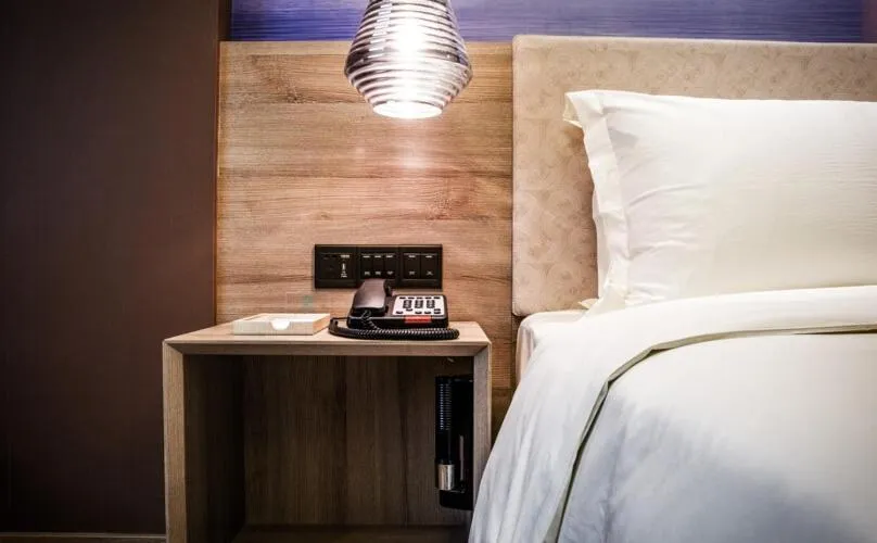 Bed in Atour Music Hotel Hangzhou West Lake