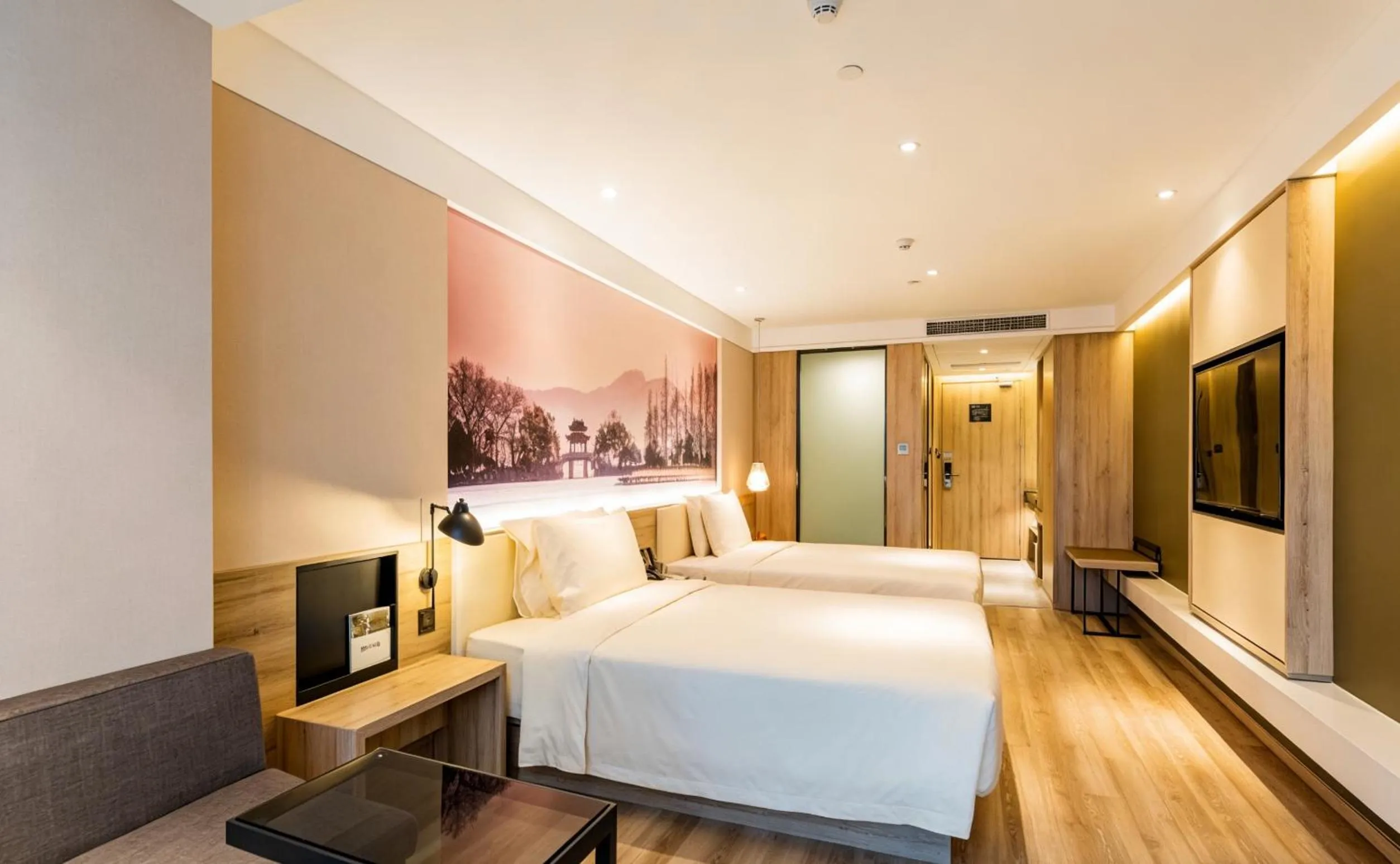 Bed in Atour Hotel Hangzhou West Lake Cultural Plaza Shangtang Road