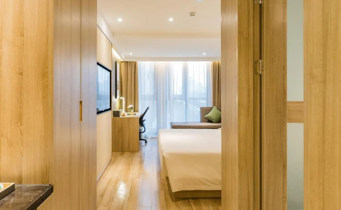 Bed in Atour Hotel Hangzhou West Lake Cultural Plaza Shangtang Road