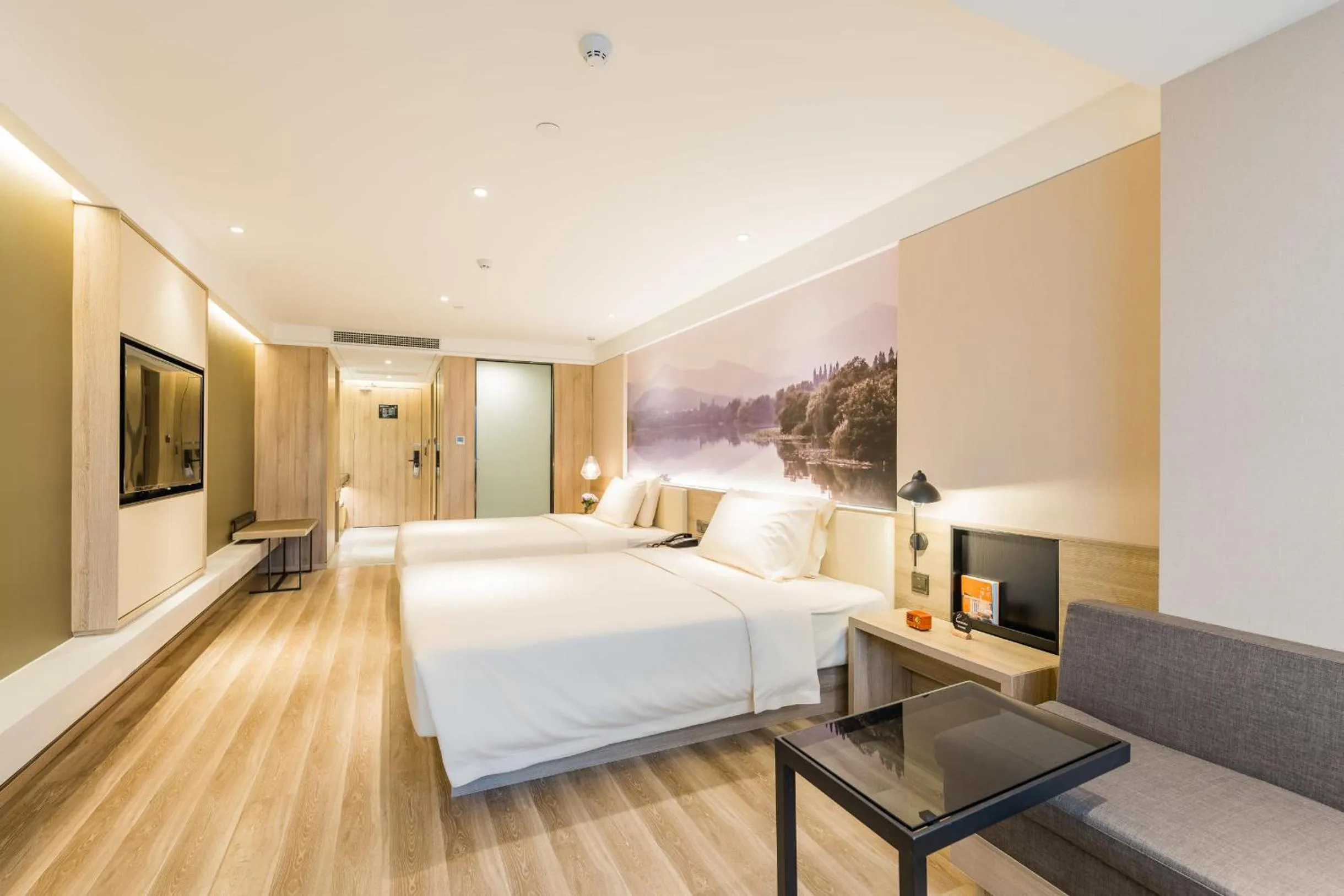 Bedroom, Bed in Atour Hotel Hangzhou West Lake Cultural Plaza Shangtang Road
