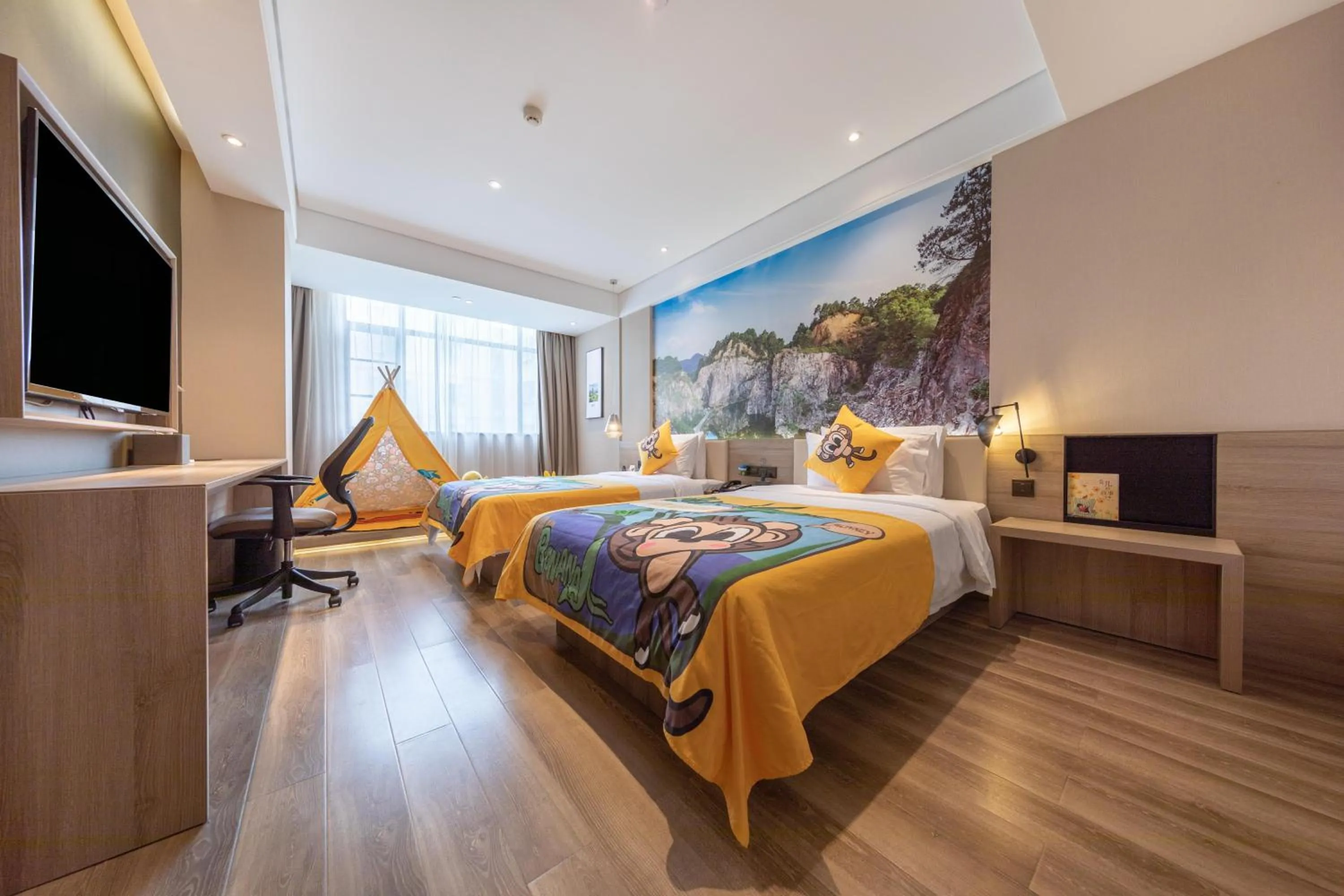 Bed in Atour Hotel Guangzhou Huadu Square