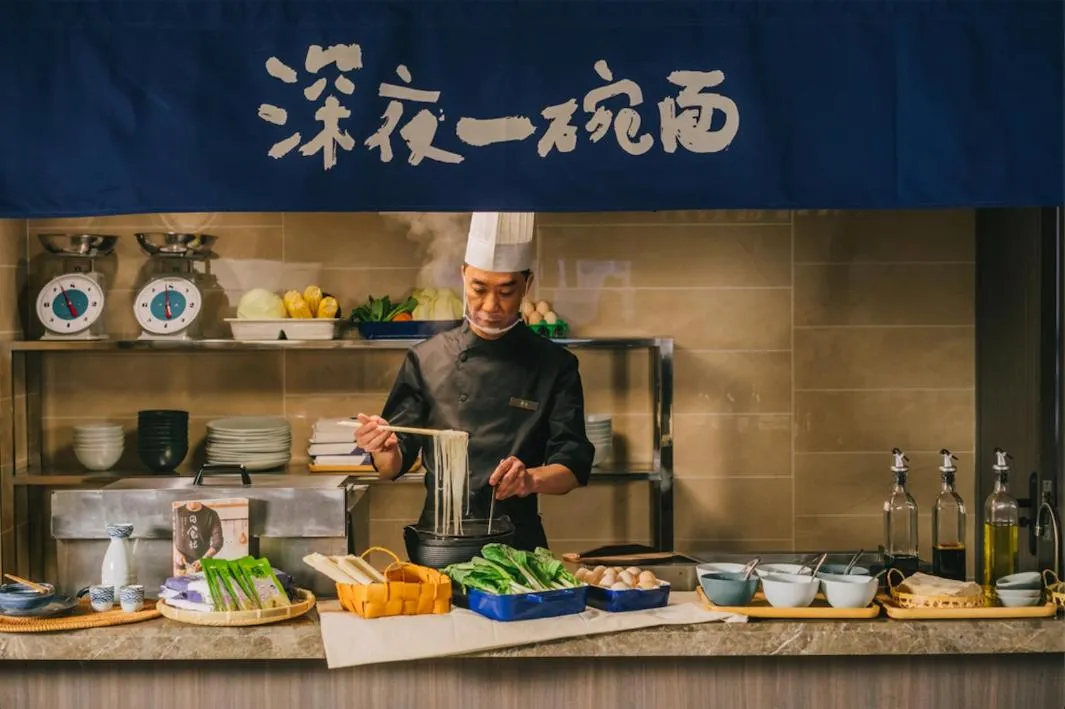 Buffet breakfast in Atour Hotel Gangding Metro Station Taikoo Hui Tianhe Guangzhou