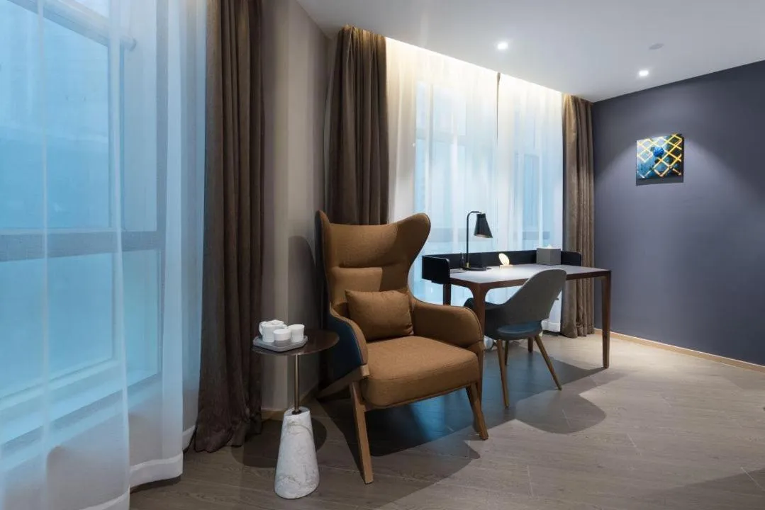 Seating area in Atour Hotel Gangding Metro Station Taikoo Hui Tianhe Guangzhou