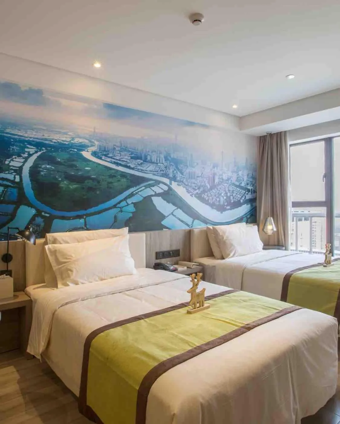 Bed in Atour Hotel Shenzhen Nanshan Coast City