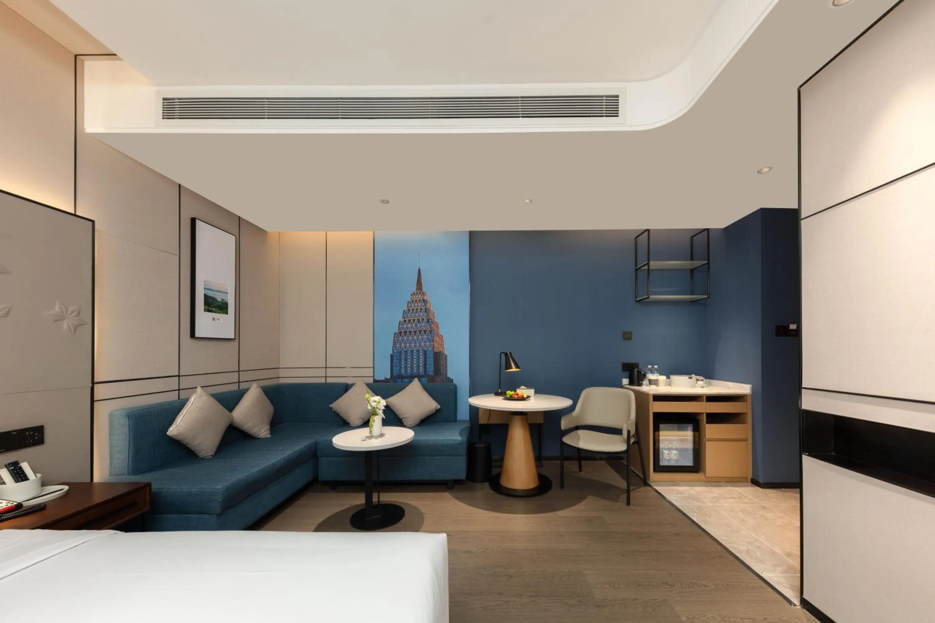 Bed in Atour S Hotel Chongqing Crown International