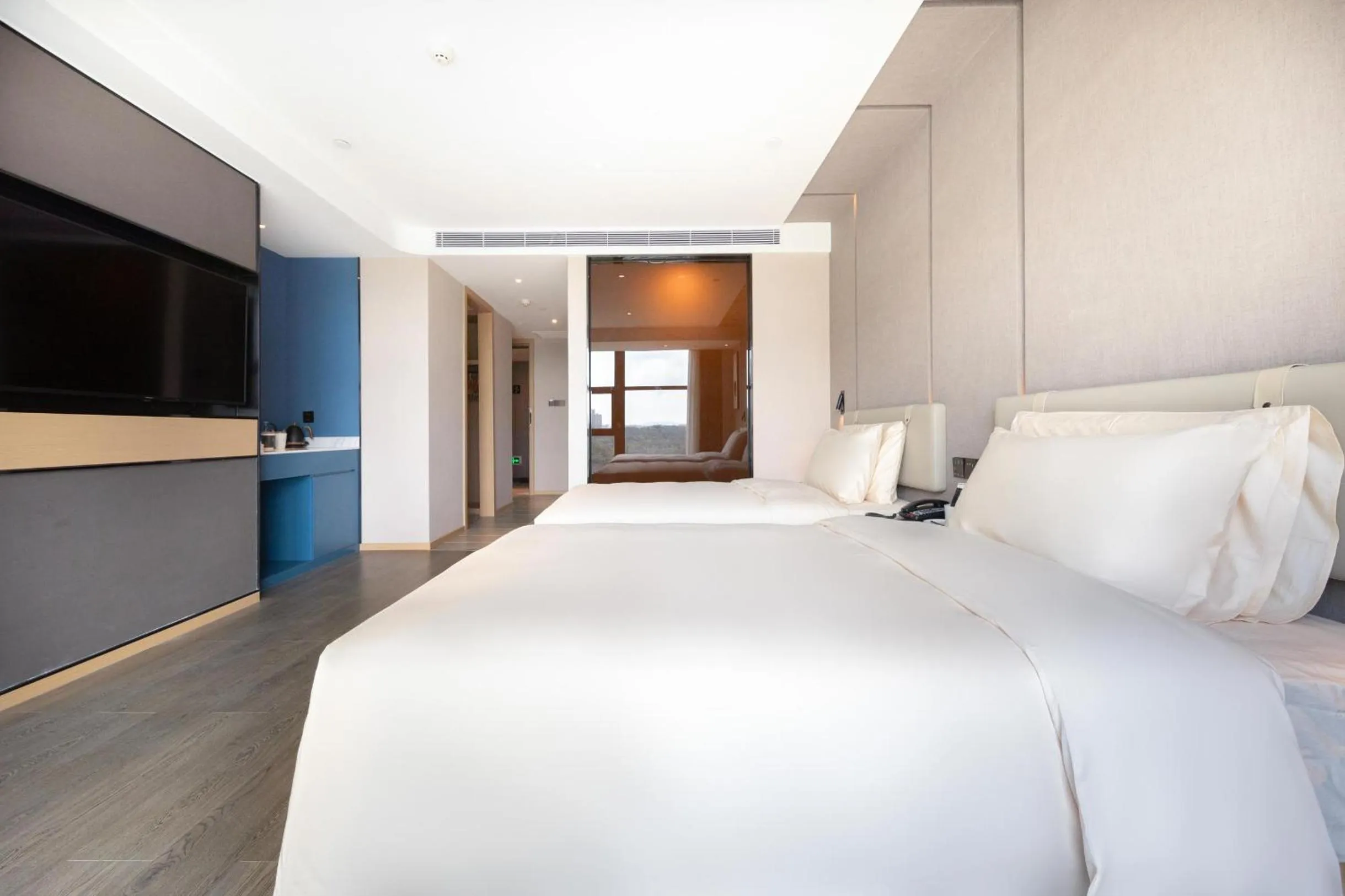 Bed in Atour Hotel Guiyang Guanshan Lake Park