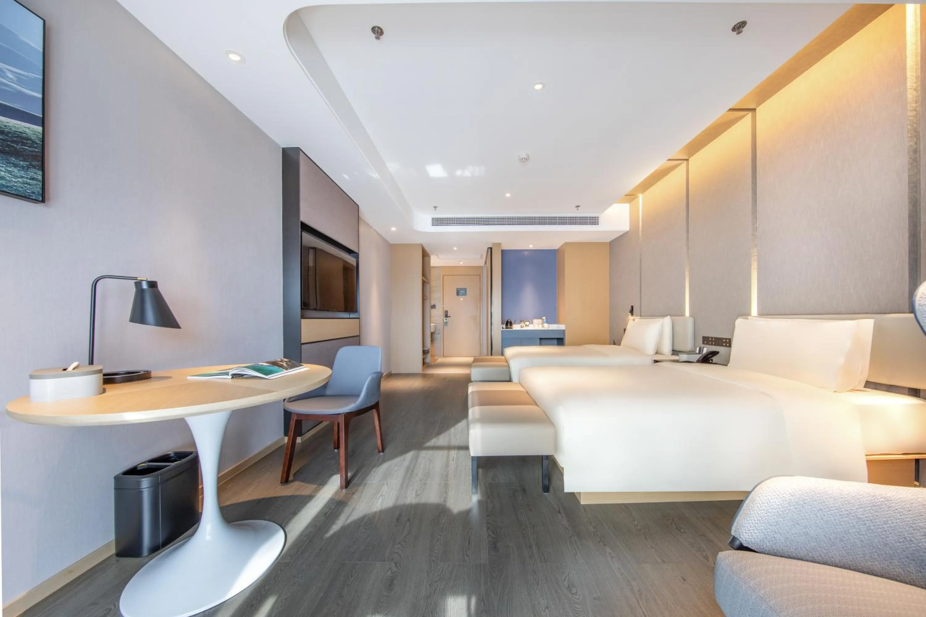 Bed in Atour Hotel Kunming Nanyue City