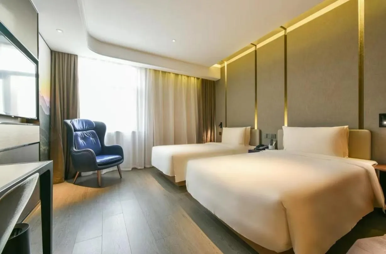 Bed in Atour Hotel Beijing Wangjing 798 Art District