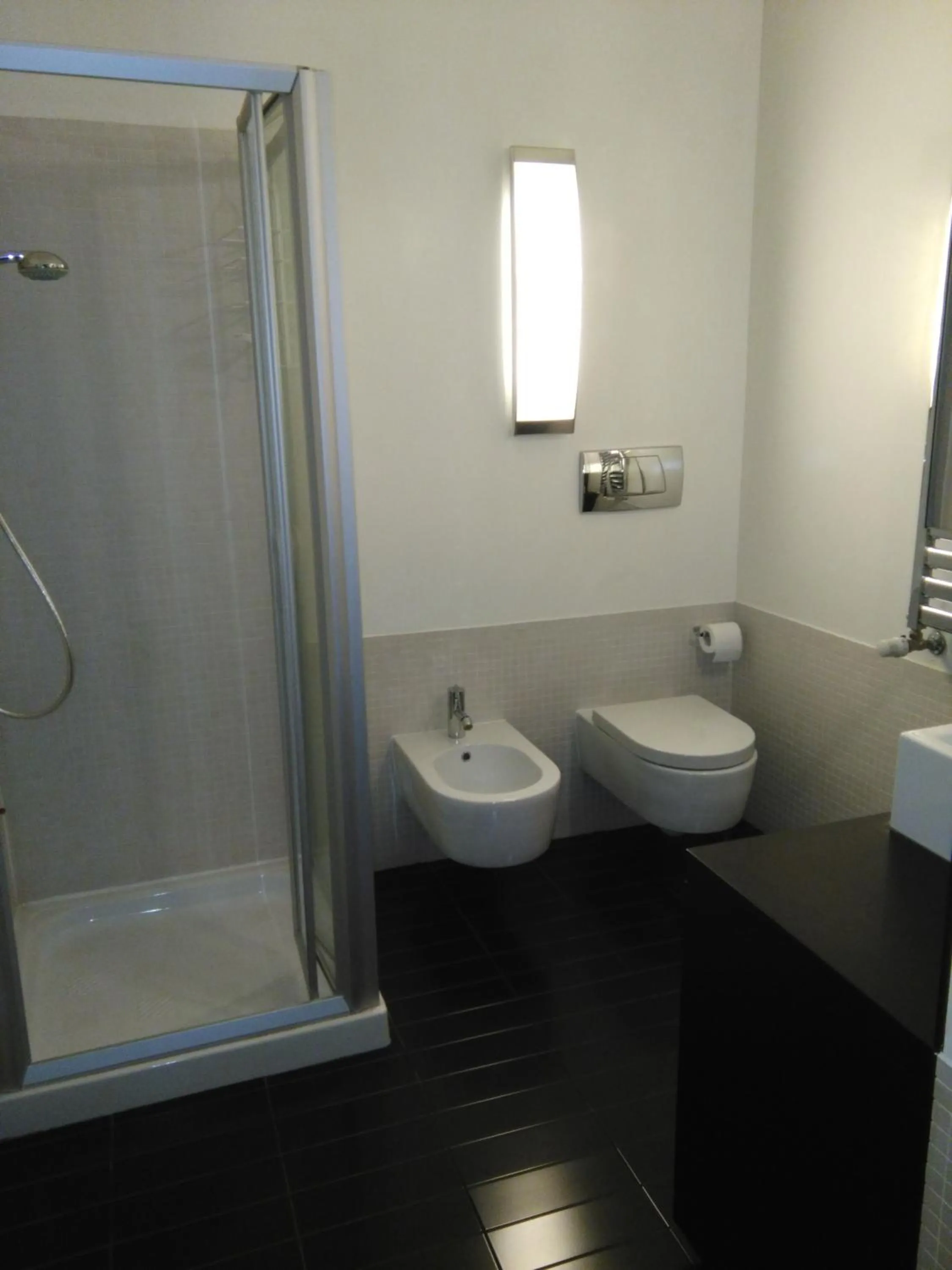 Shower in BB Hotels Aparthotel Desuite