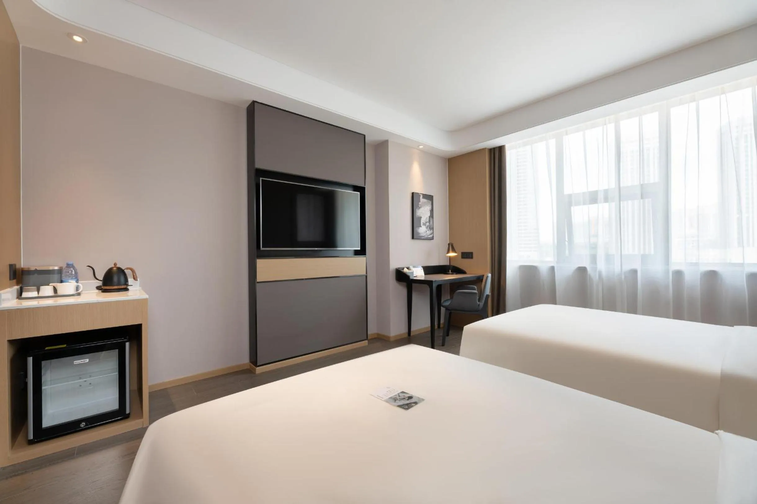 Bed in Atour S Hotel Xinghai Square