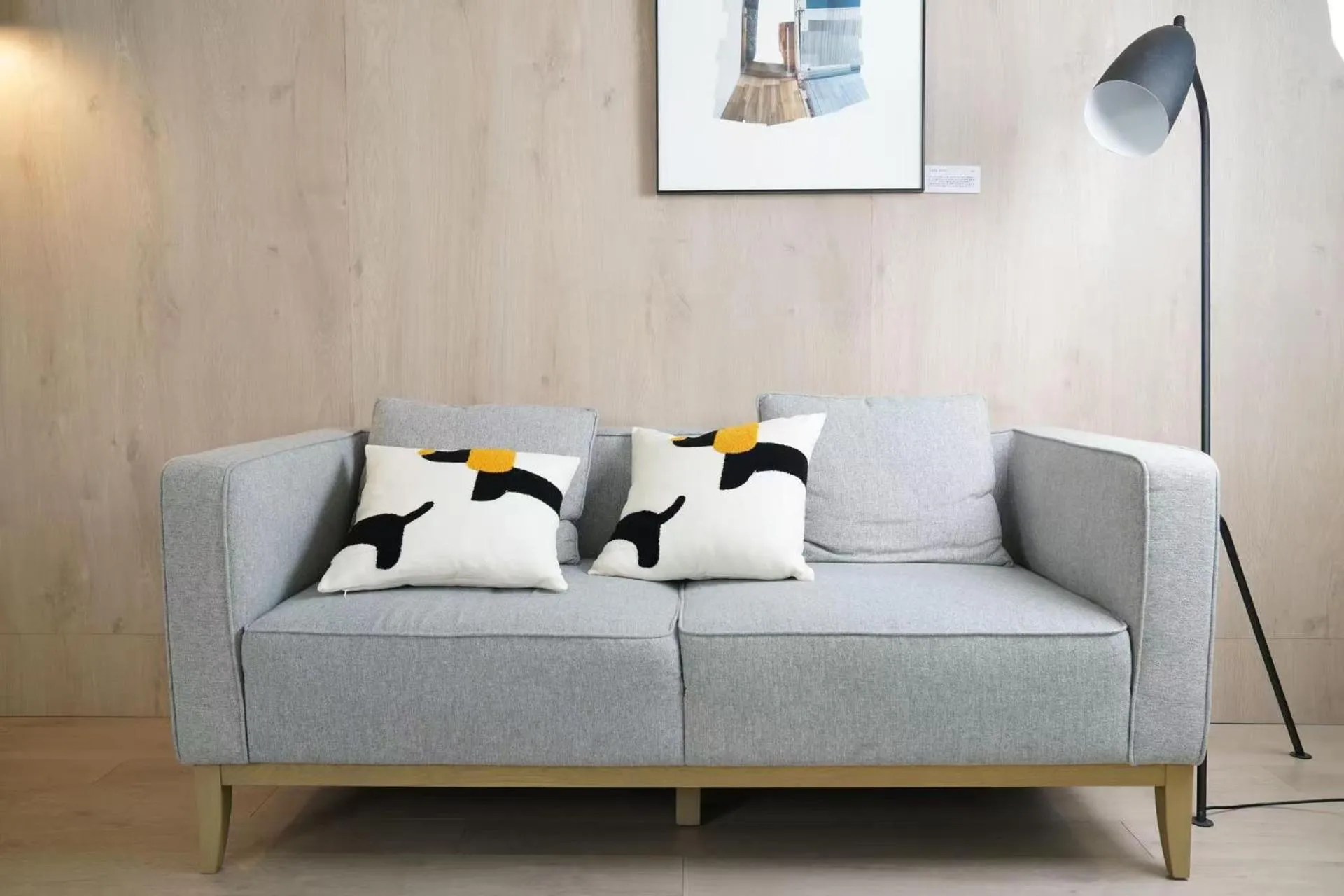 Living room in Atour S Hotel Shanghai Hongqiao Center Aegean-Late night Congee