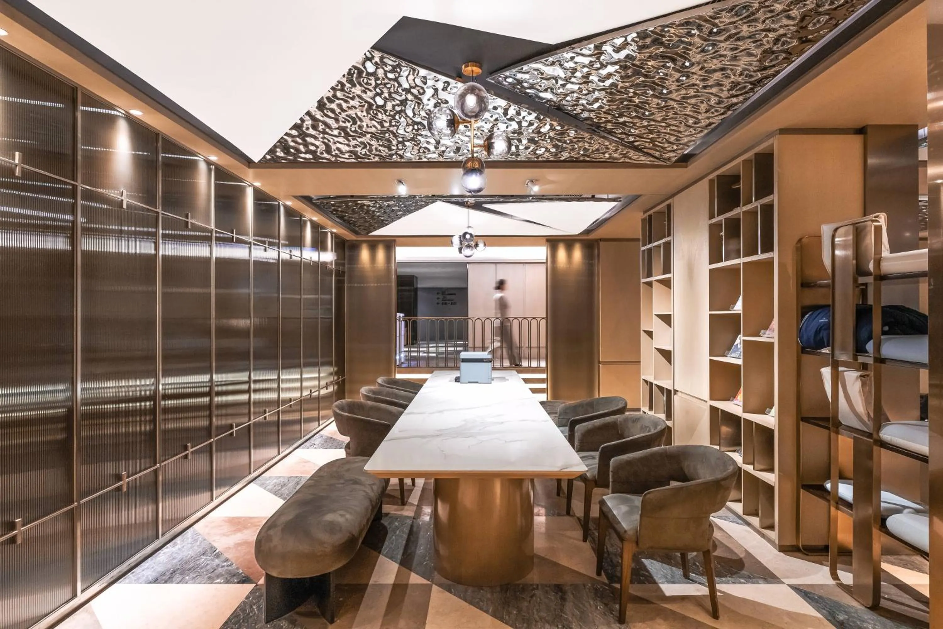 Lobby or reception in Atour Hotel Nanjing East Road