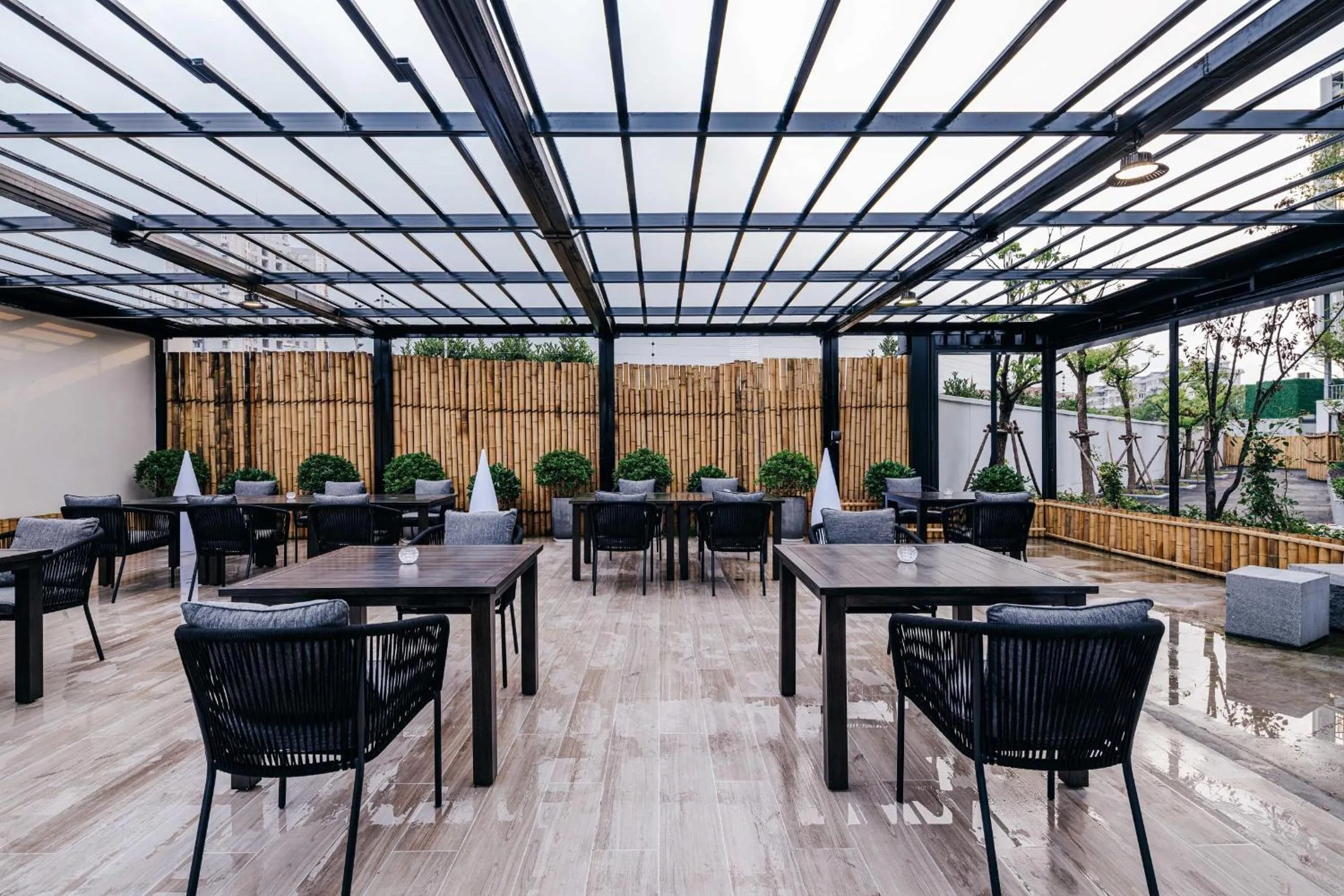 Seating area in Atour Hotel,Shanghai World Expo Center Yaohua Road