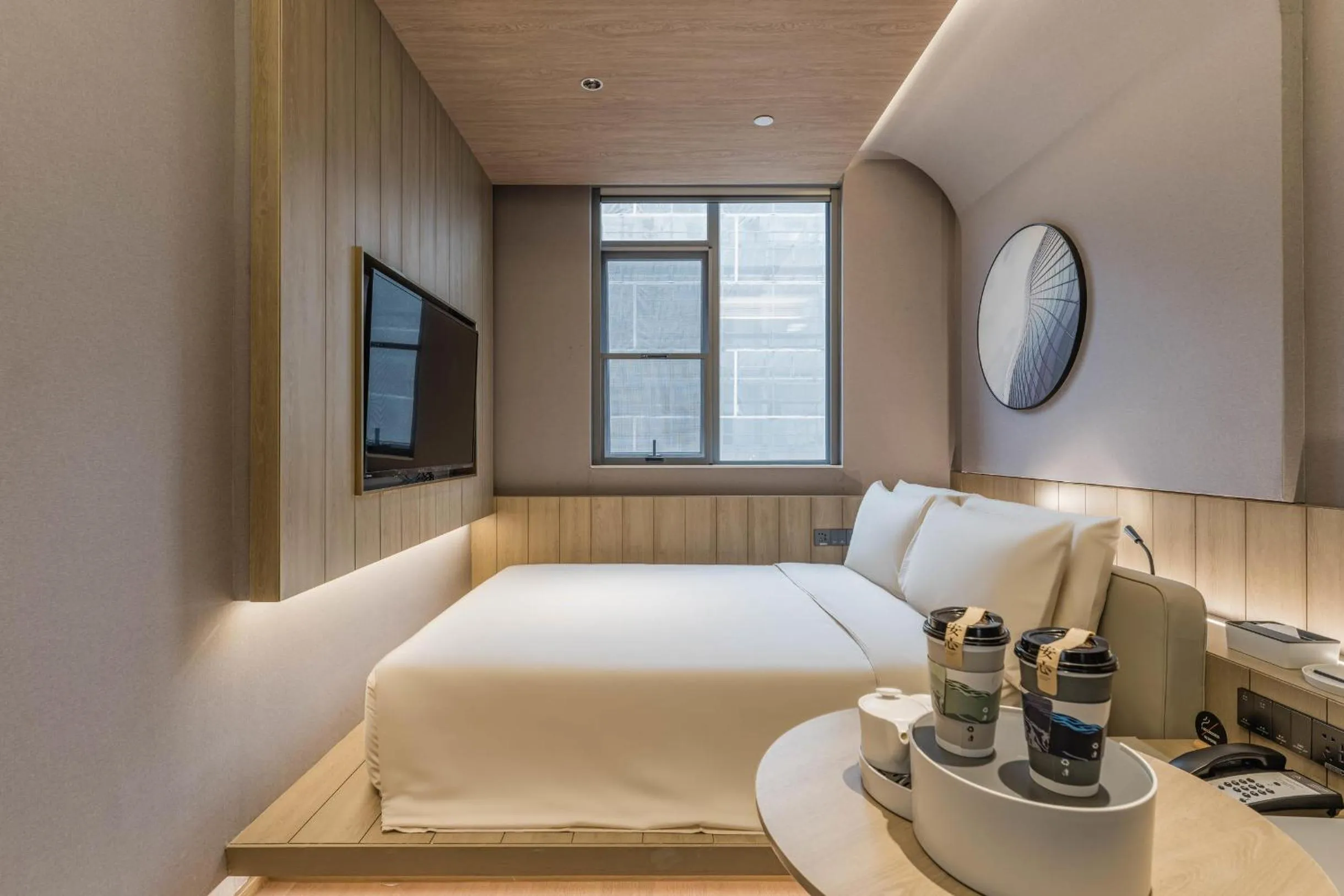 Bed in Atour Hotel,Shanghai World Expo Center Yaohua Road