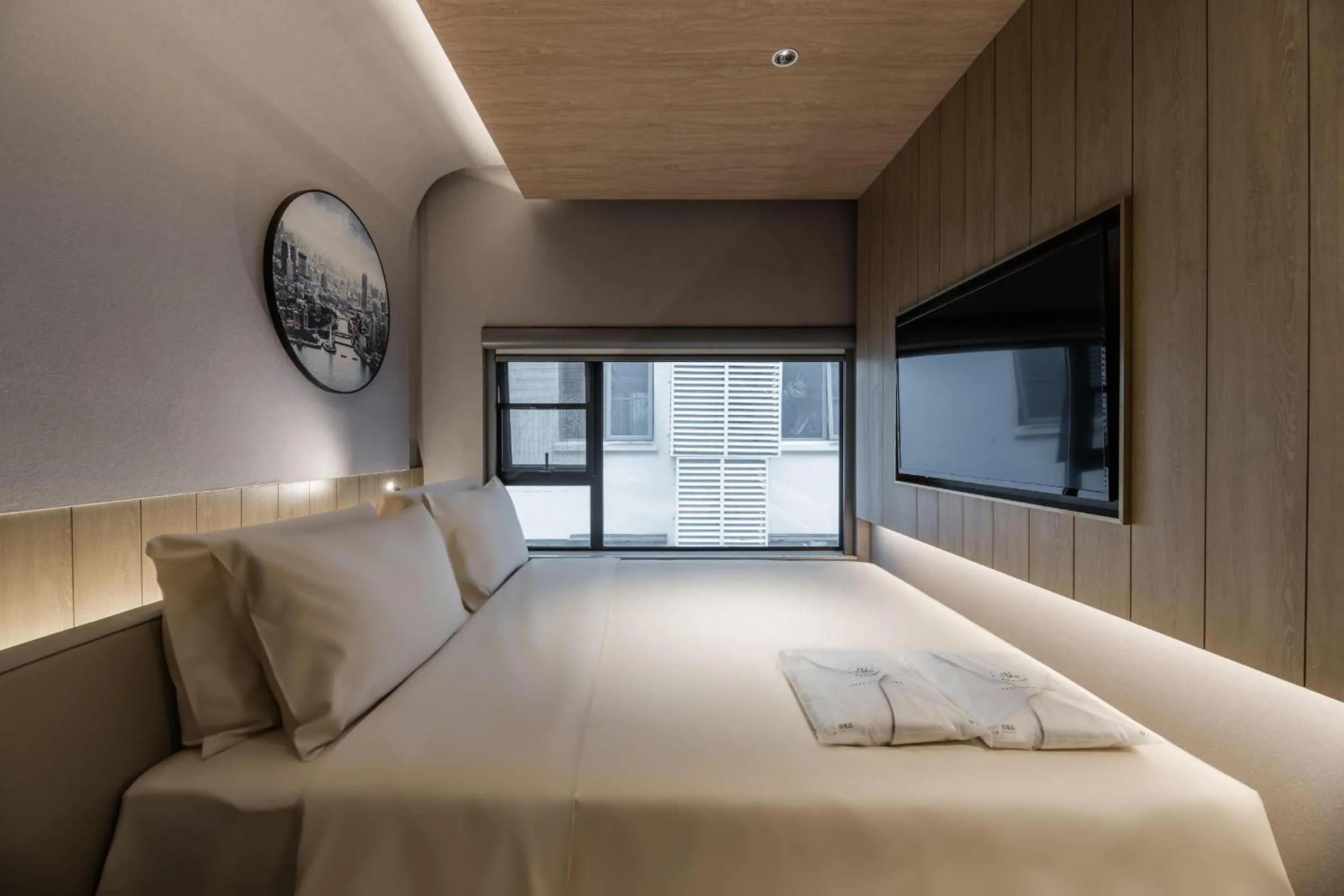 Bed in Atour Hotel,Shanghai World Expo Center Yaohua Road