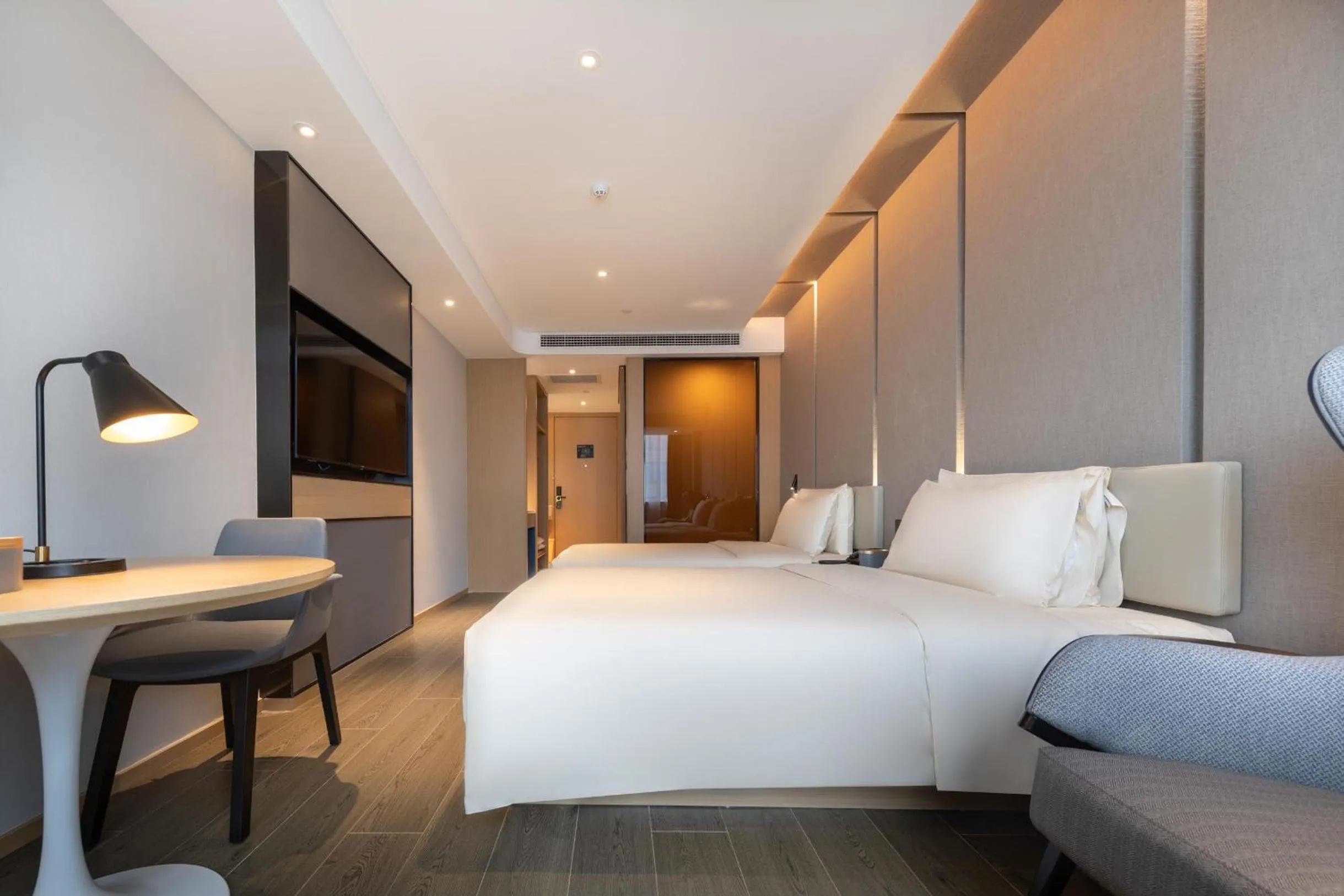 Bed in Atour Hotel Nanchang West Railway Station International Expo City