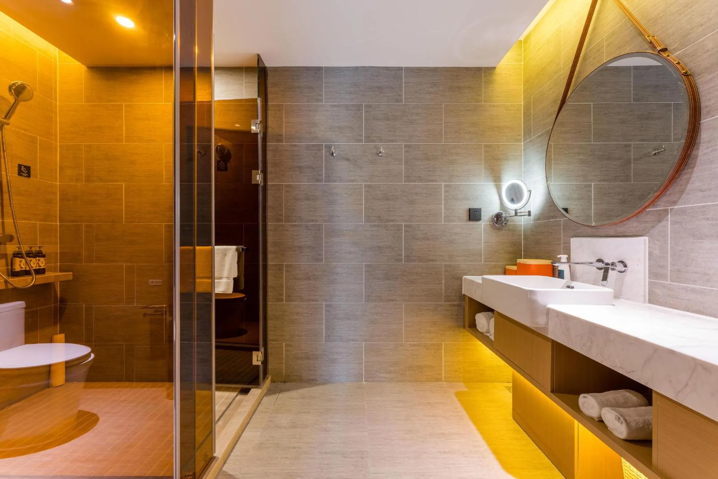 Bathroom in Atour Hotel Chongqing Tiandi NetEase Cloud Music