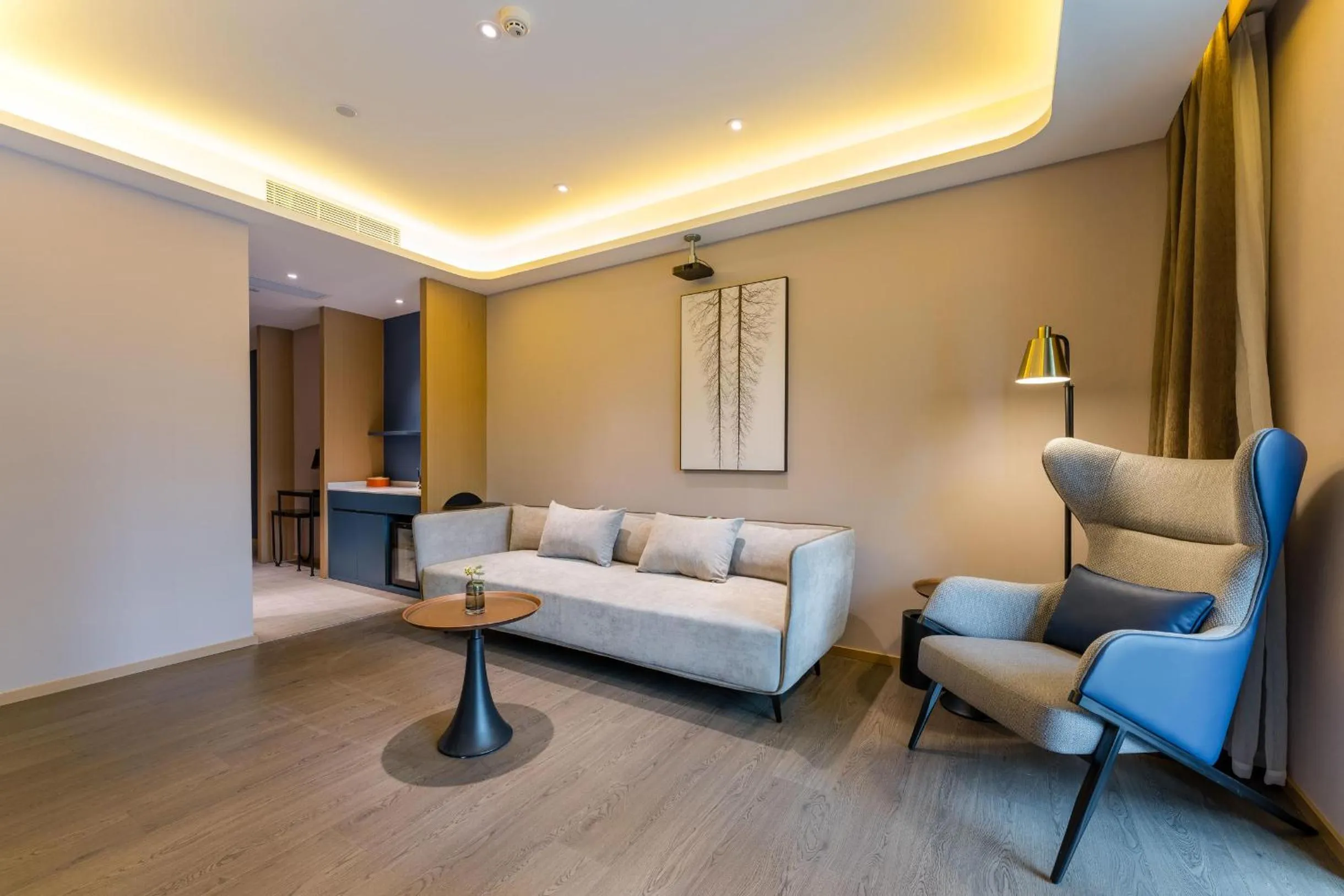 Living room in Atour Hotel Chongqing Tiandi NetEase Cloud Music