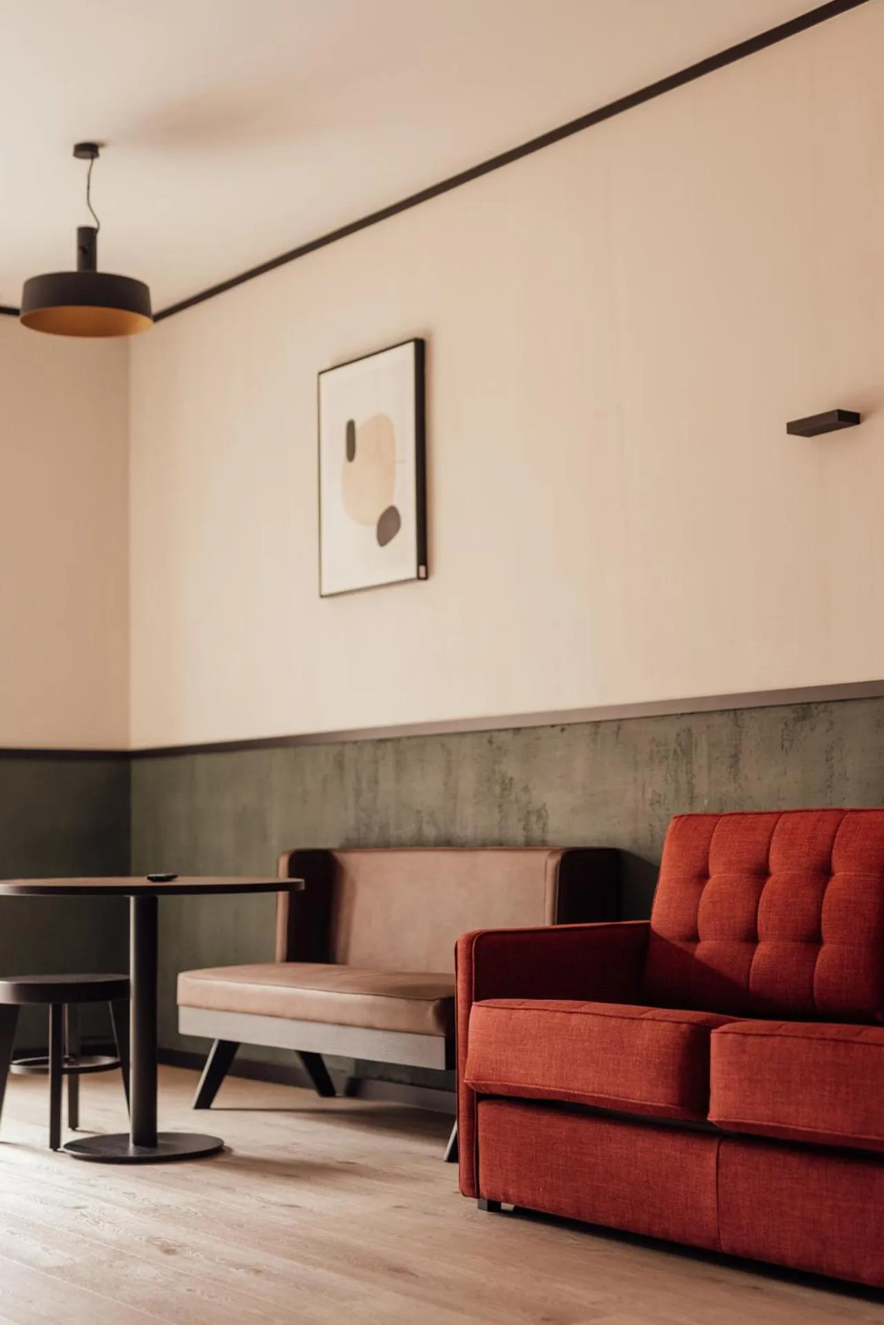 Seating area in Getaway Liège