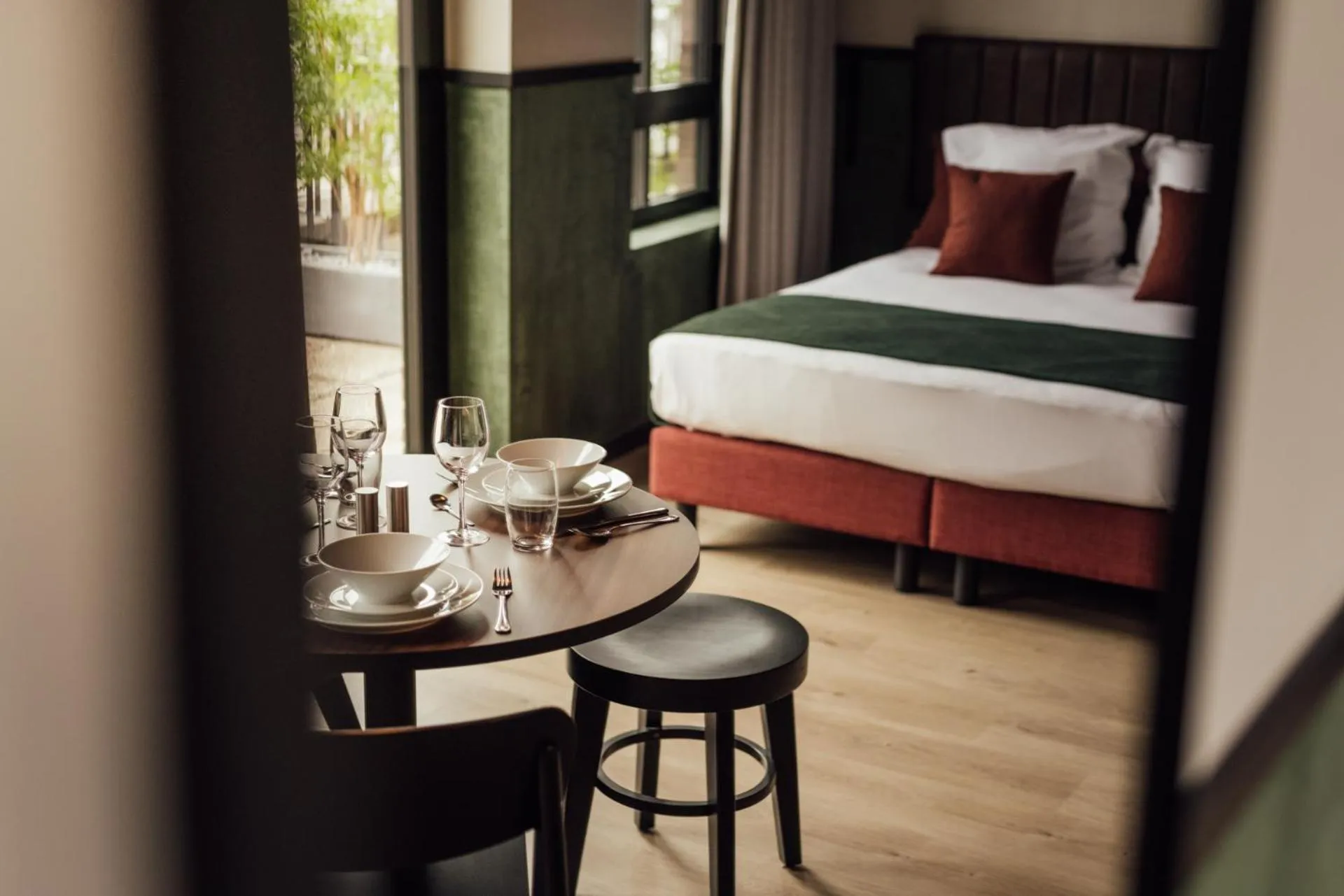 Bed in Getaway Liège