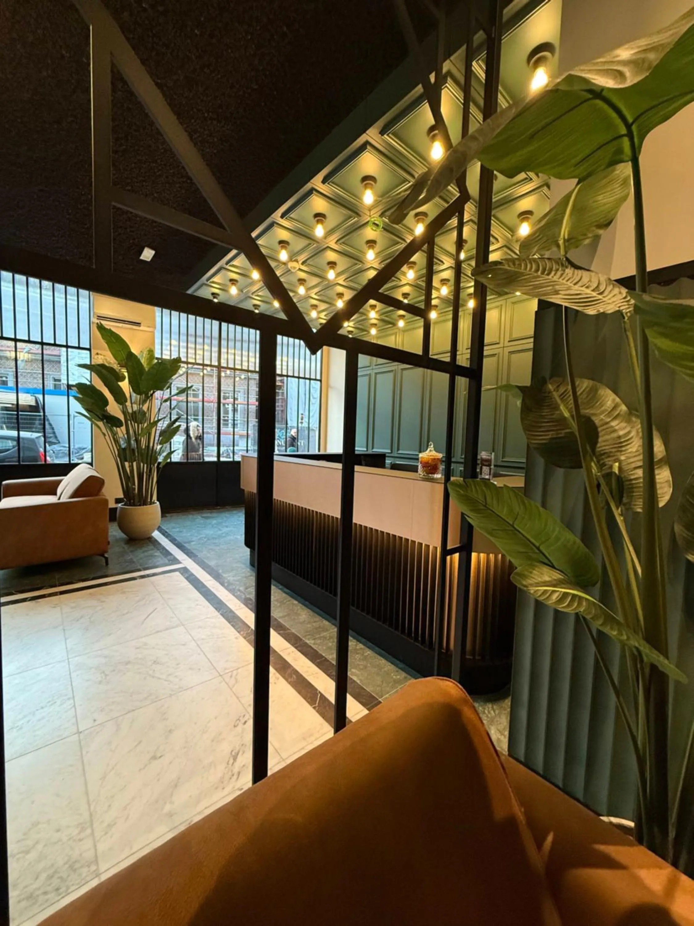 Lobby or reception in Getaway Liège